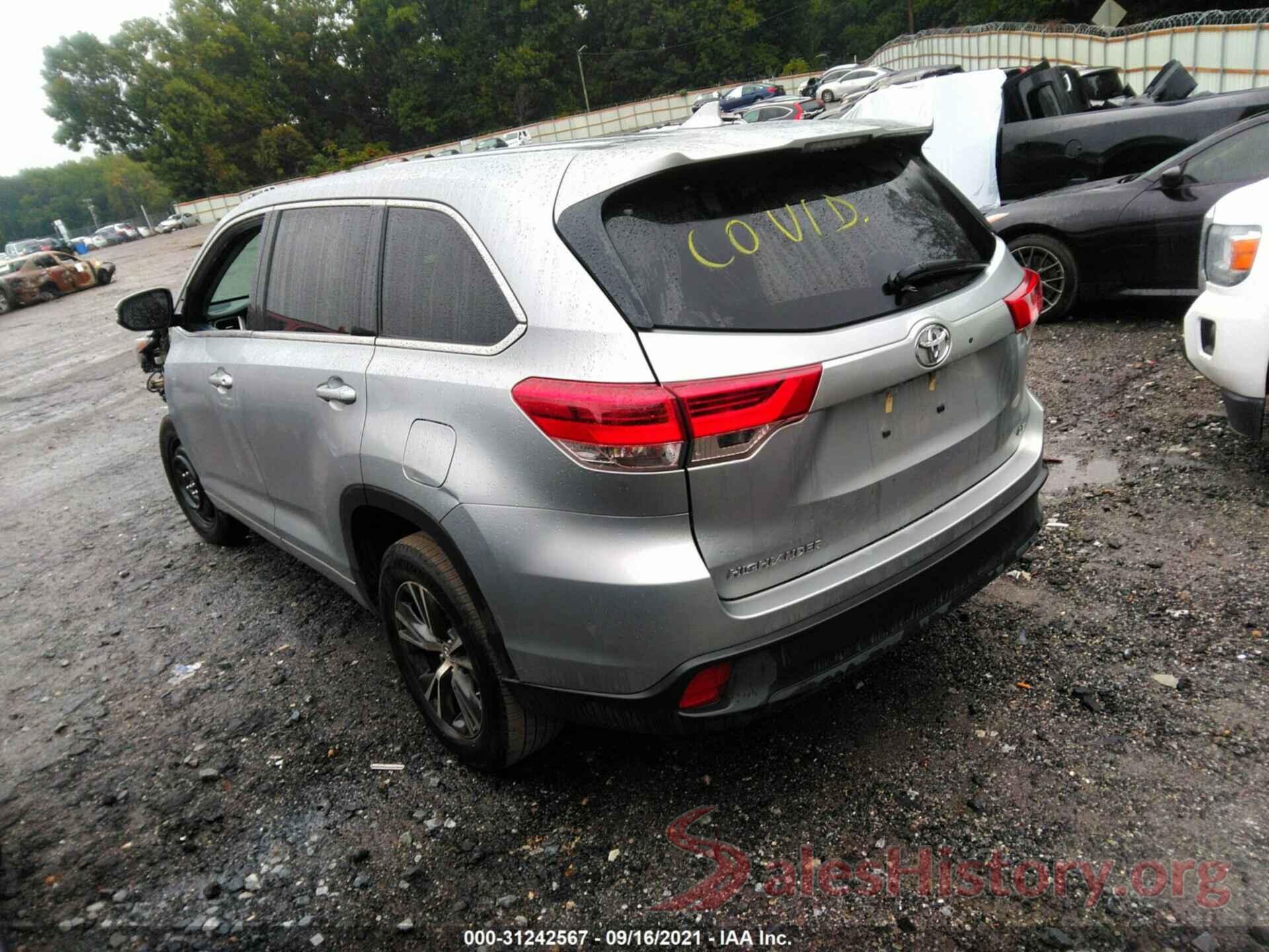 5TDZZRFH1JS270691 2018 TOYOTA HIGHLANDER