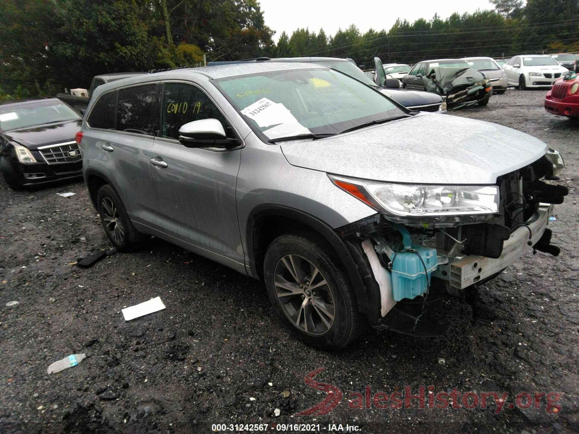 5TDZZRFH1JS270691 2018 TOYOTA HIGHLANDER