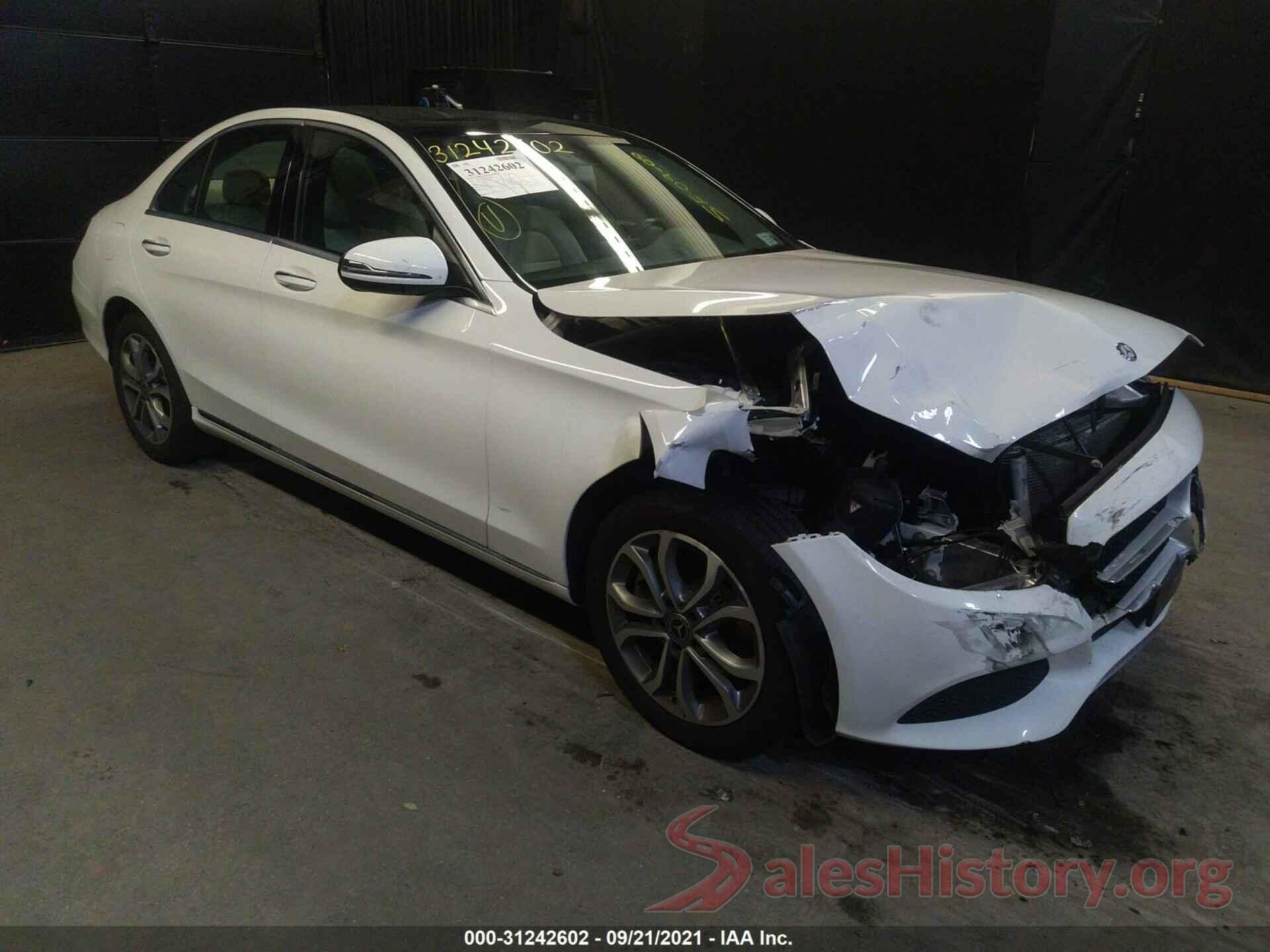 55SWF4KB1HU222704 2017 MERCEDES-BENZ C-CLASS