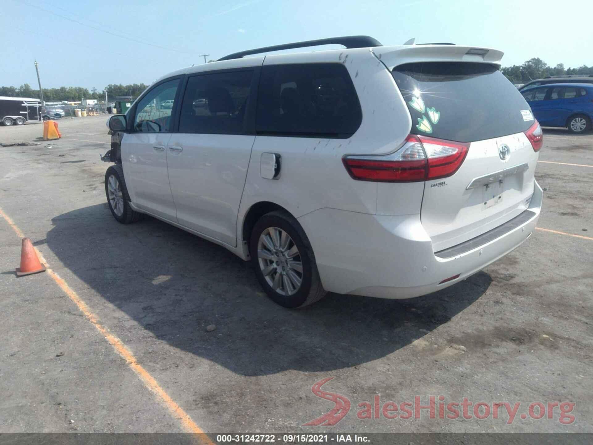 5TDDZ3DC6HS149812 2017 TOYOTA SIENNA