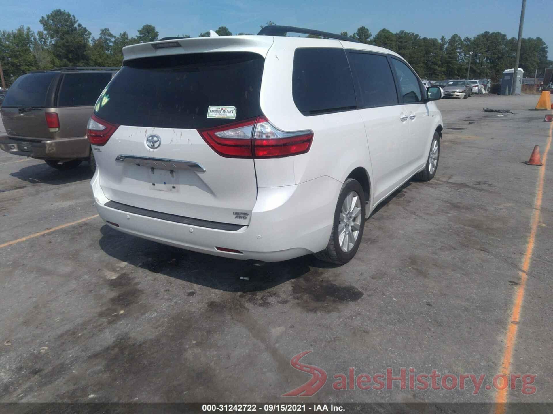 5TDDZ3DC6HS149812 2017 TOYOTA SIENNA