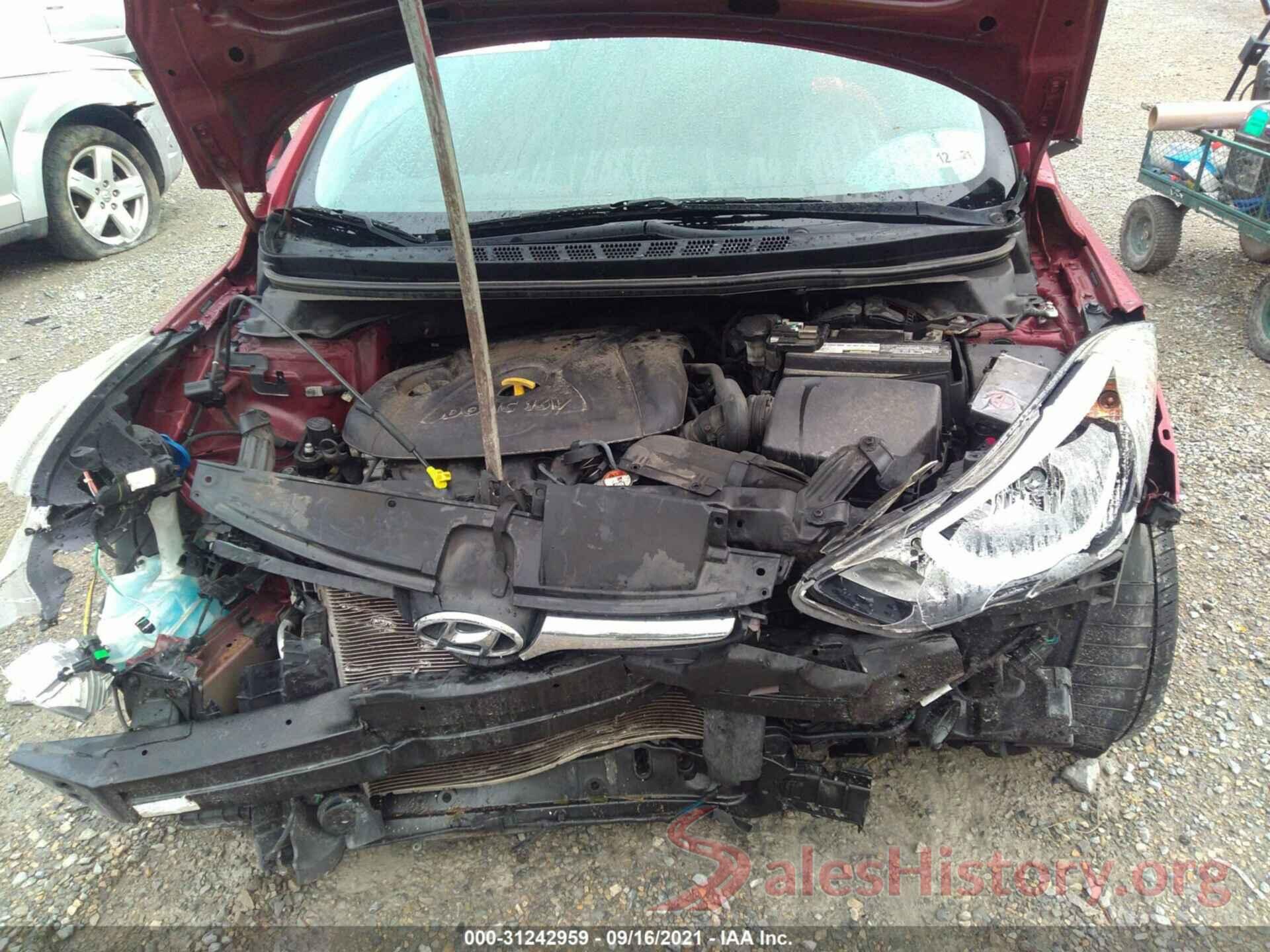 5NPDH4AE5GH761616 2016 HYUNDAI ELANTRA