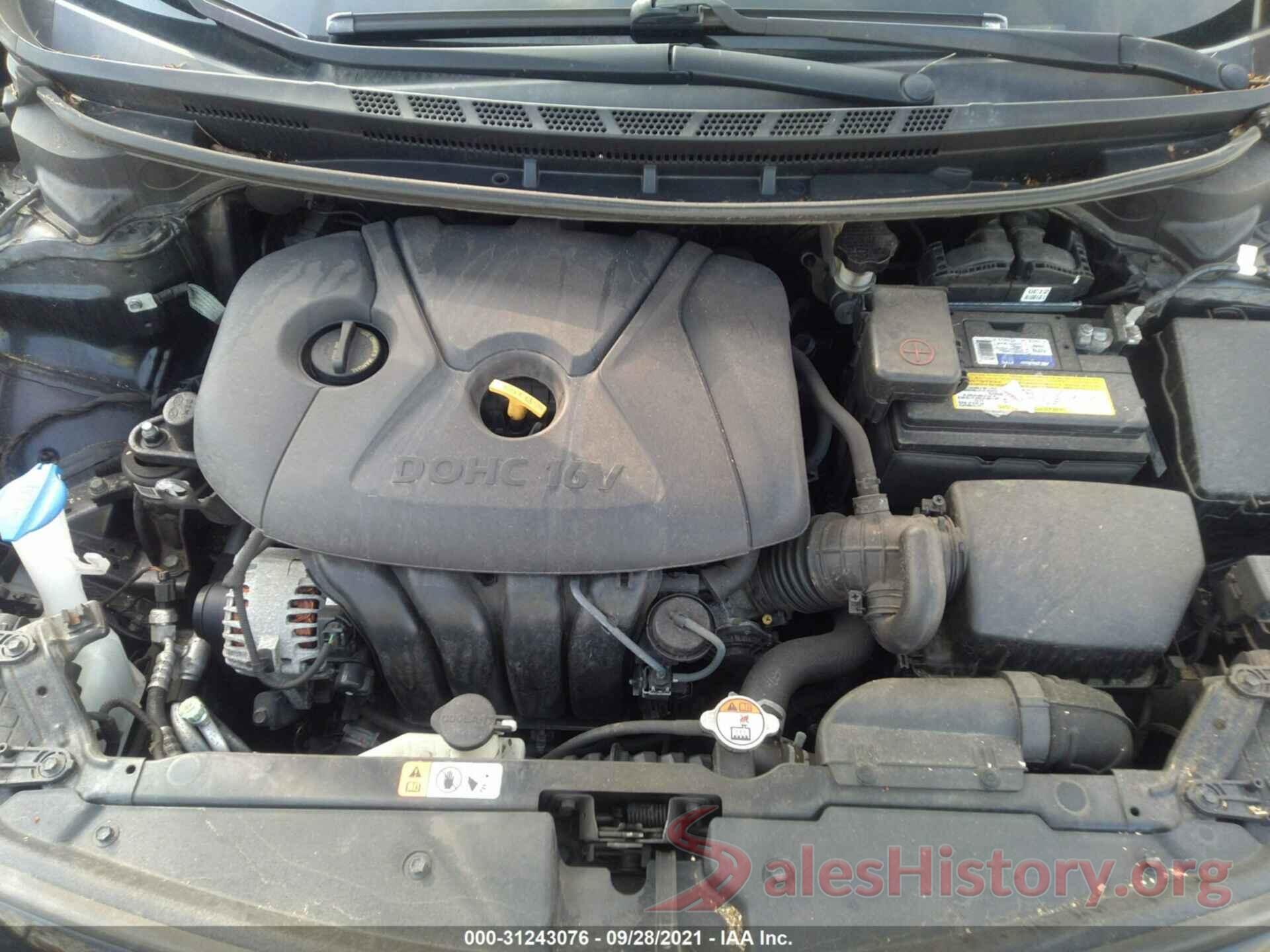 KNAFK4A61G5613592 2016 KIA FORTE