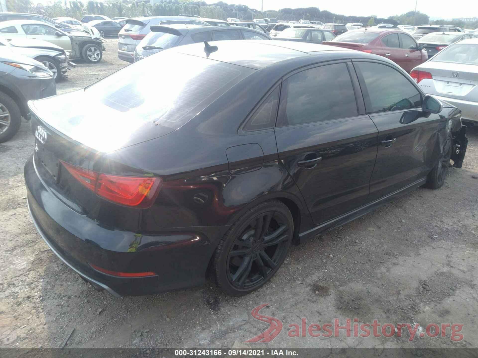 WAUB1GFF1G1035450 2016 AUDI S3