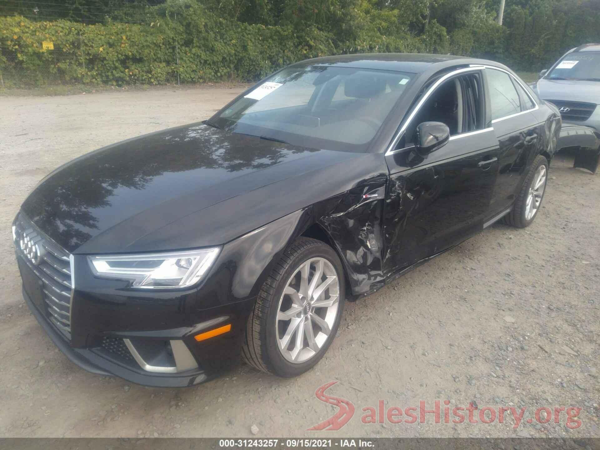 WAUENAF45KA070451 2019 AUDI A4