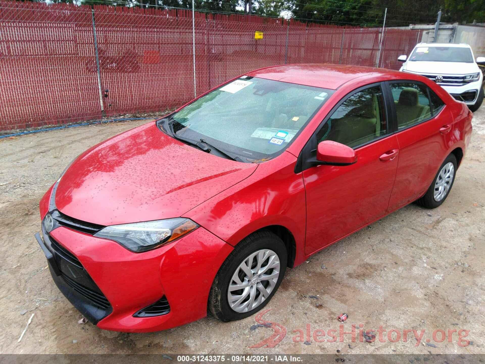 5YFBURHE6HP600668 2017 TOYOTA COROLLA