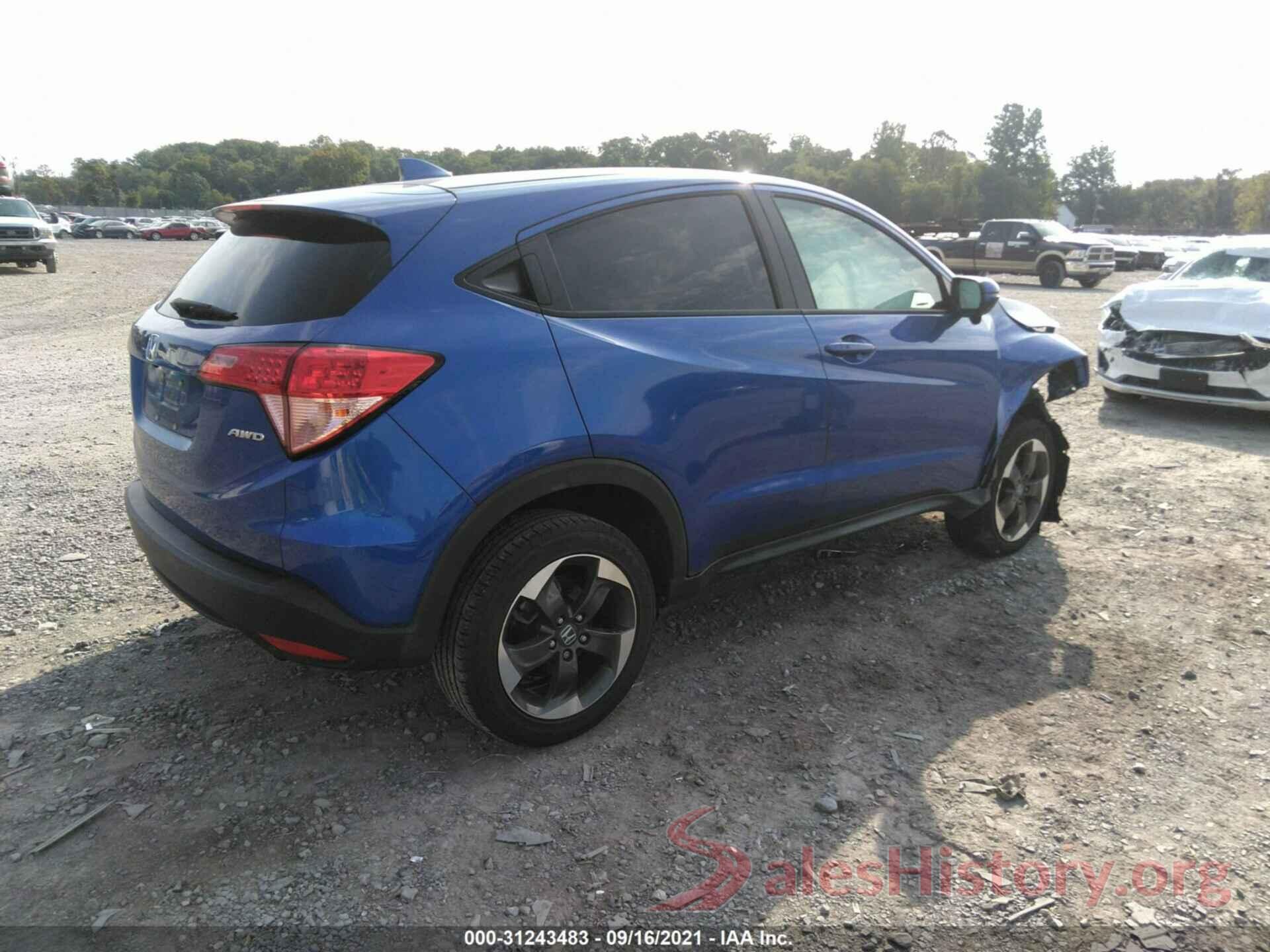 3CZRU6H51JM710001 2018 HONDA HR-V