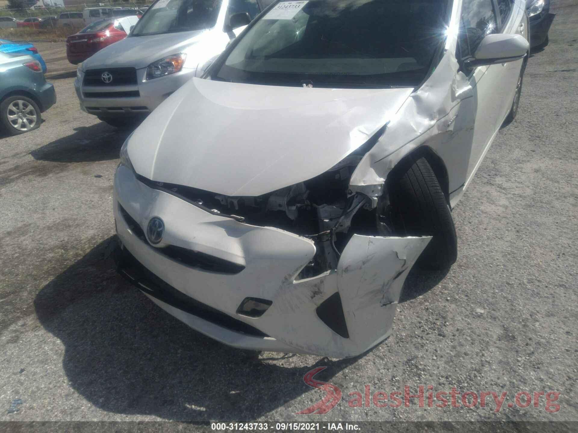 JTDKARFU0H3039413 2017 TOYOTA PRIUS