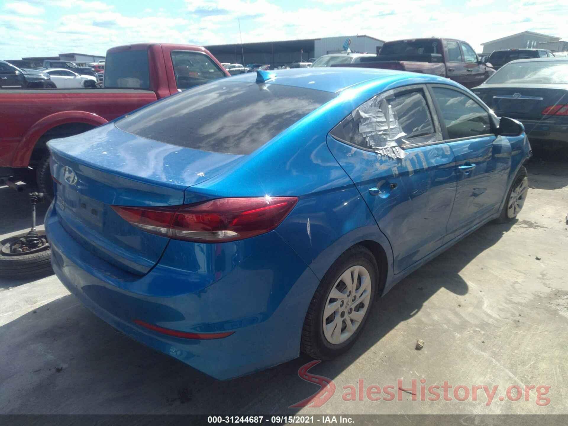 5NPD74LF2HH212370 2017 HYUNDAI ELANTRA