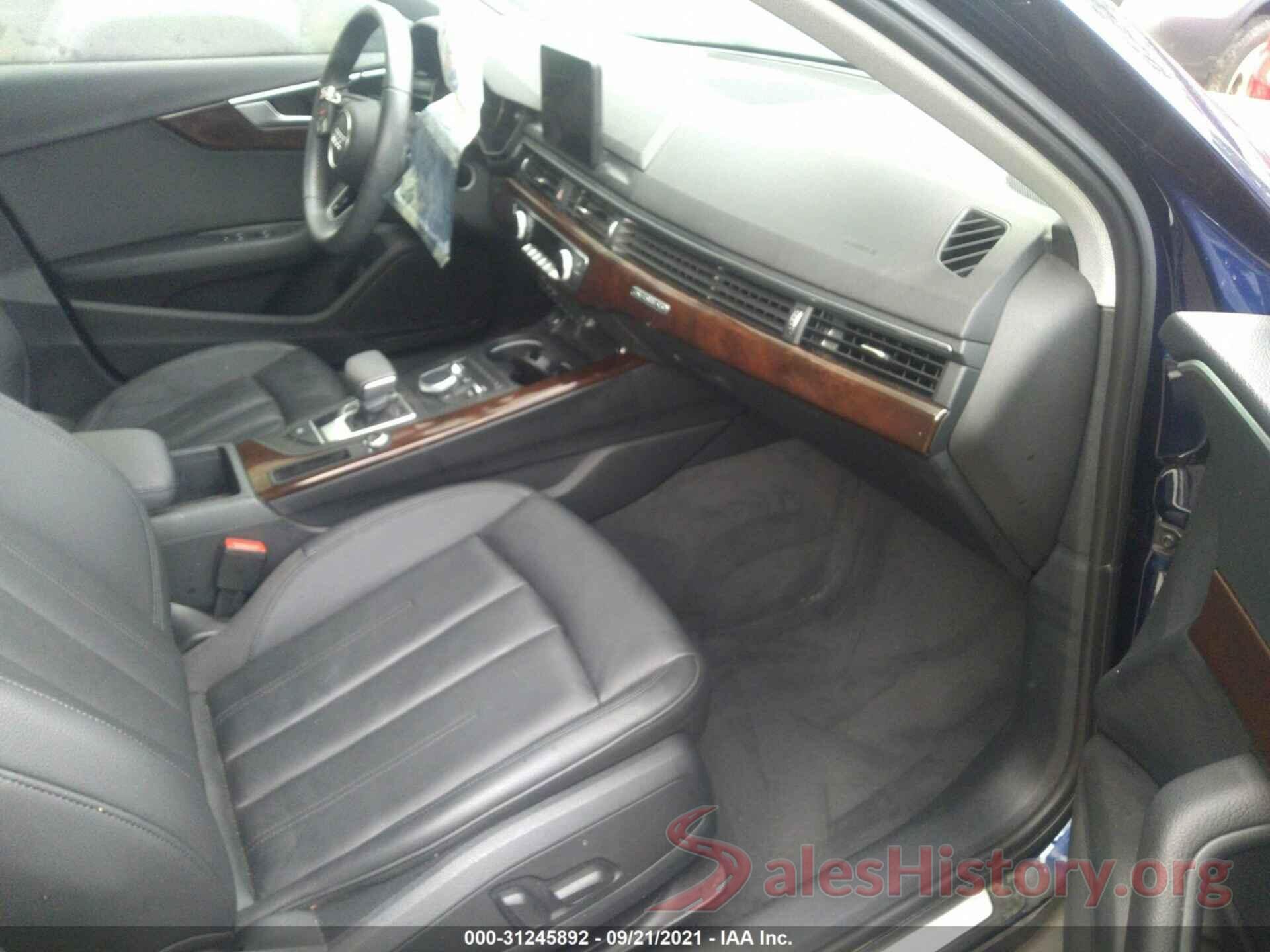 WAUDNAF41KA003292 2019 AUDI A4