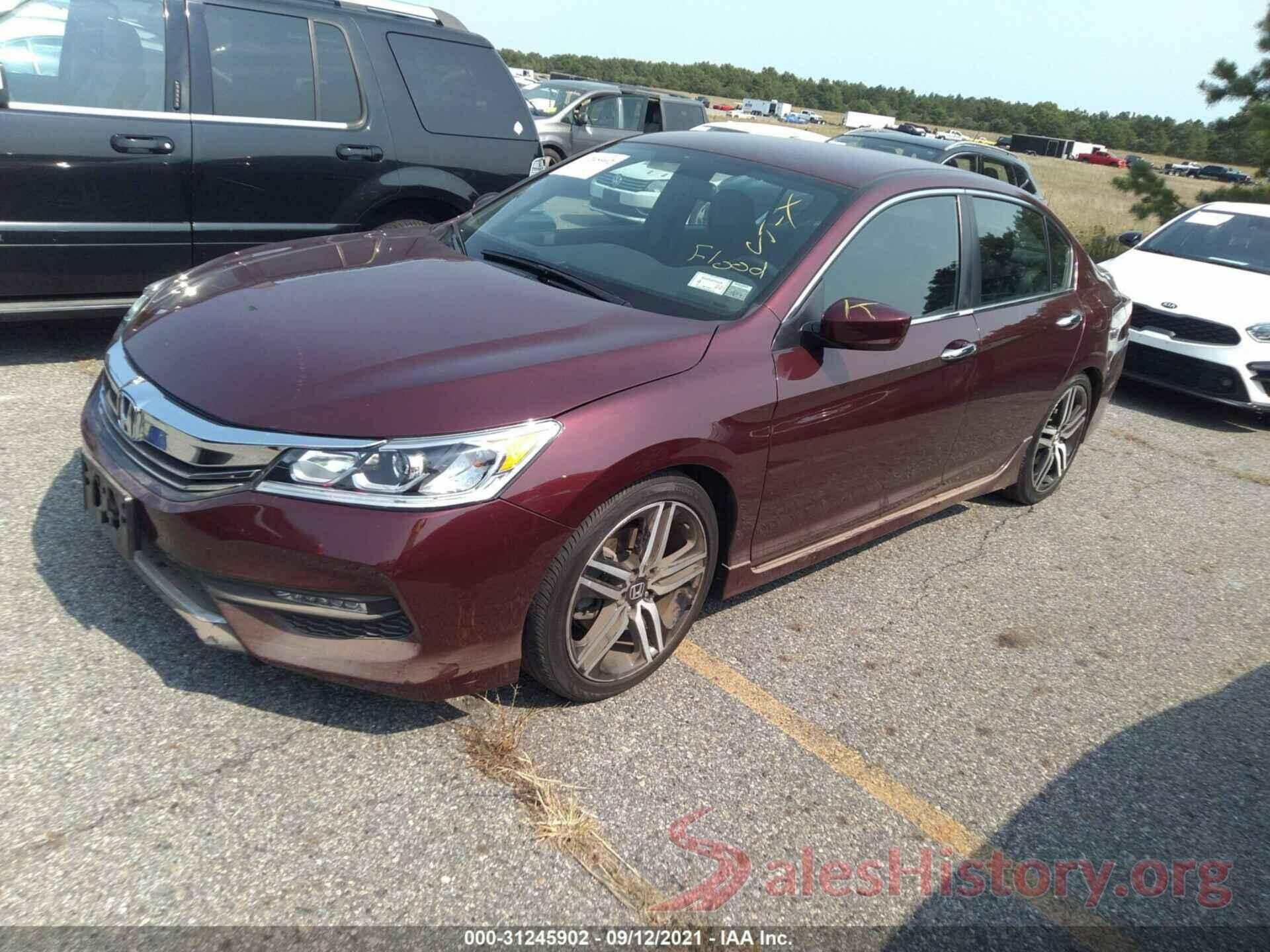 1HGCR2F52GA234776 2016 HONDA ACCORD SEDAN