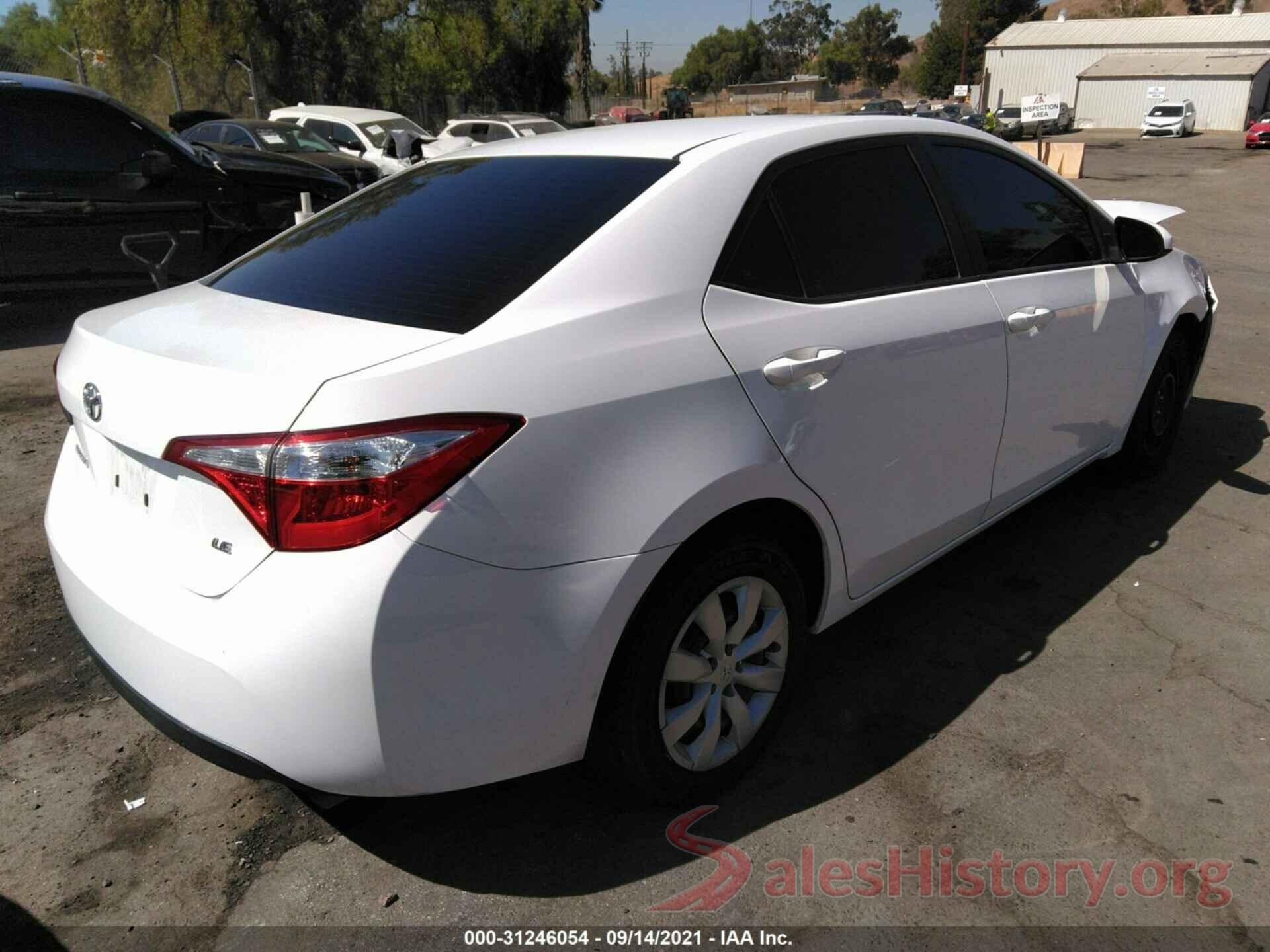 5YFBURHE1GP393363 2016 TOYOTA COROLLA