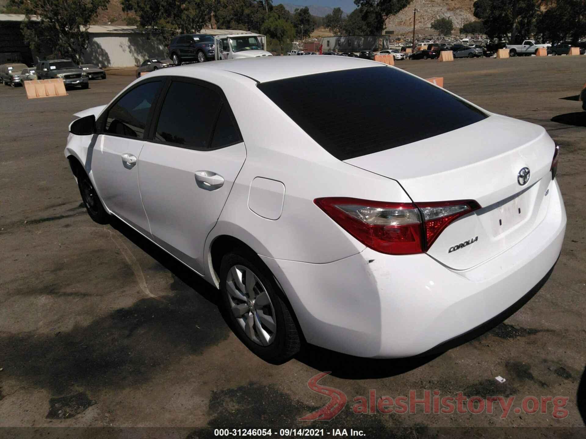 5YFBURHE1GP393363 2016 TOYOTA COROLLA