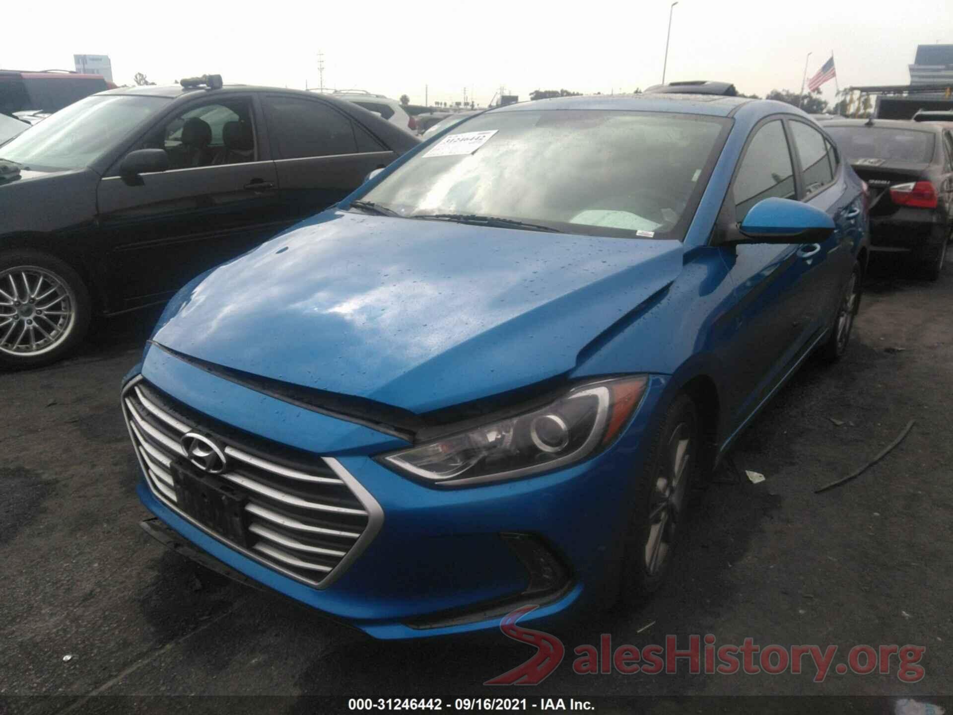 5NPD84LF0JH291671 2018 HYUNDAI ELANTRA