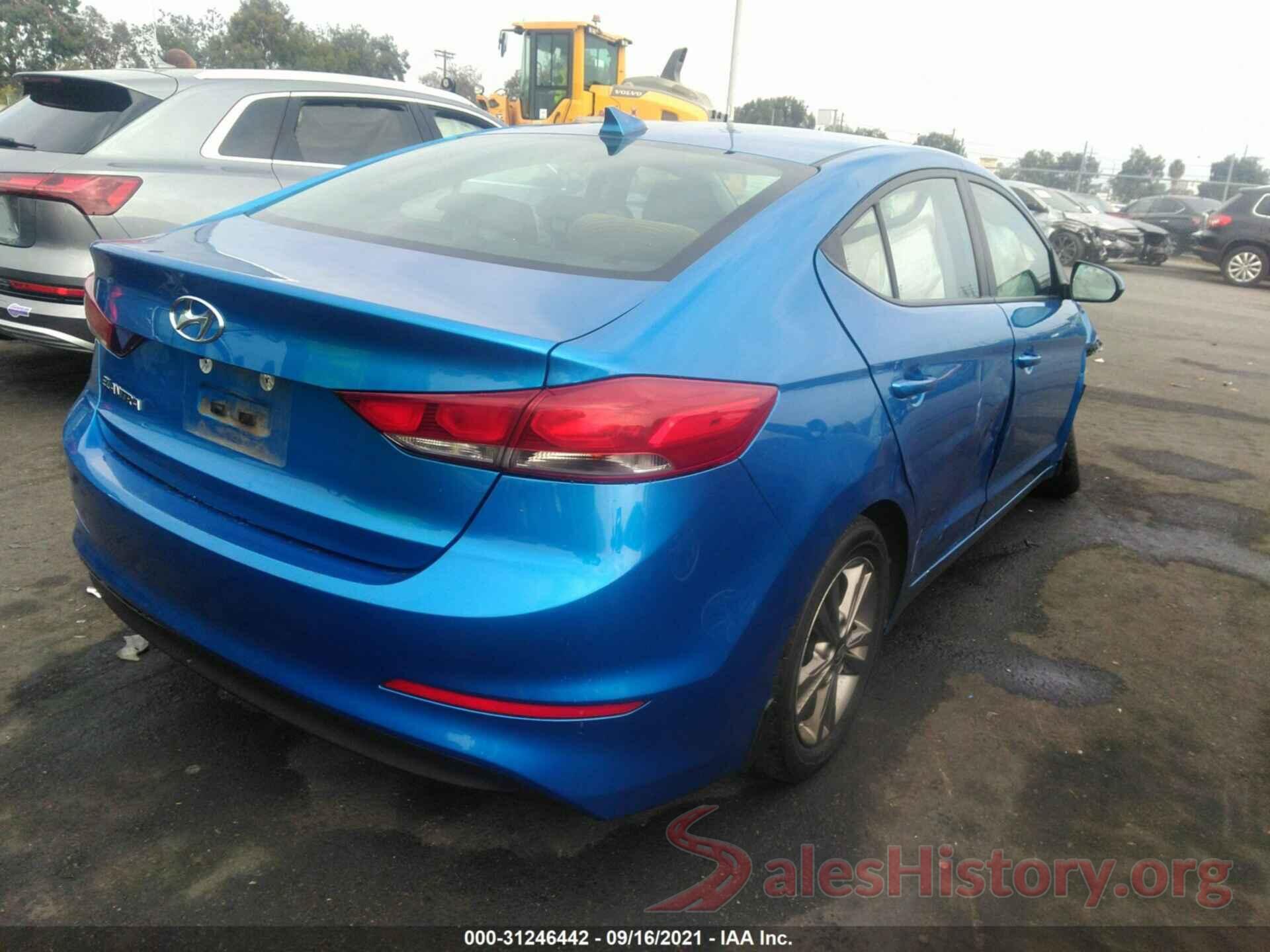 5NPD84LF0JH291671 2018 HYUNDAI ELANTRA