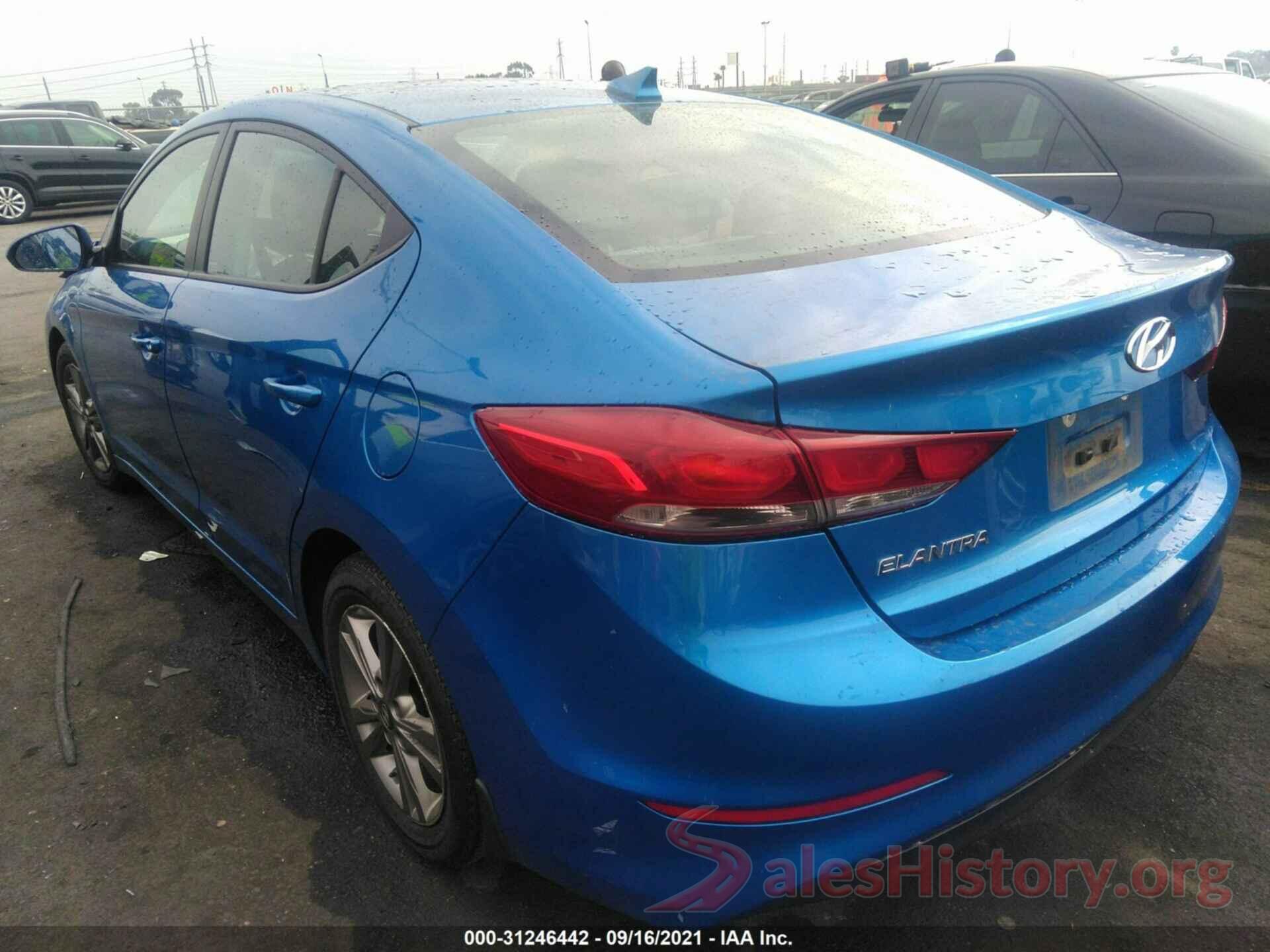 5NPD84LF0JH291671 2018 HYUNDAI ELANTRA