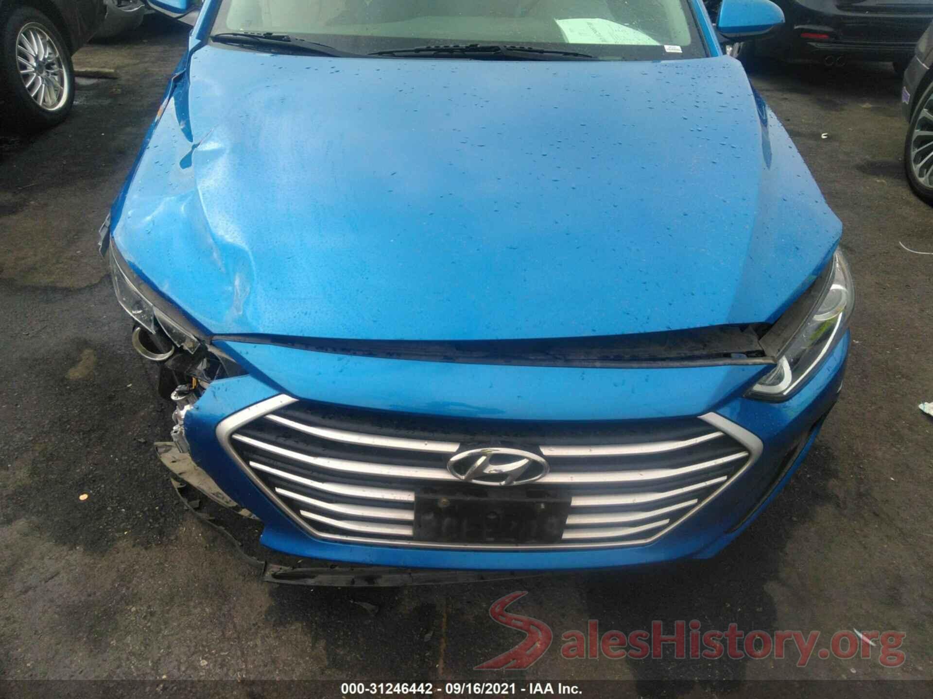 5NPD84LF0JH291671 2018 HYUNDAI ELANTRA