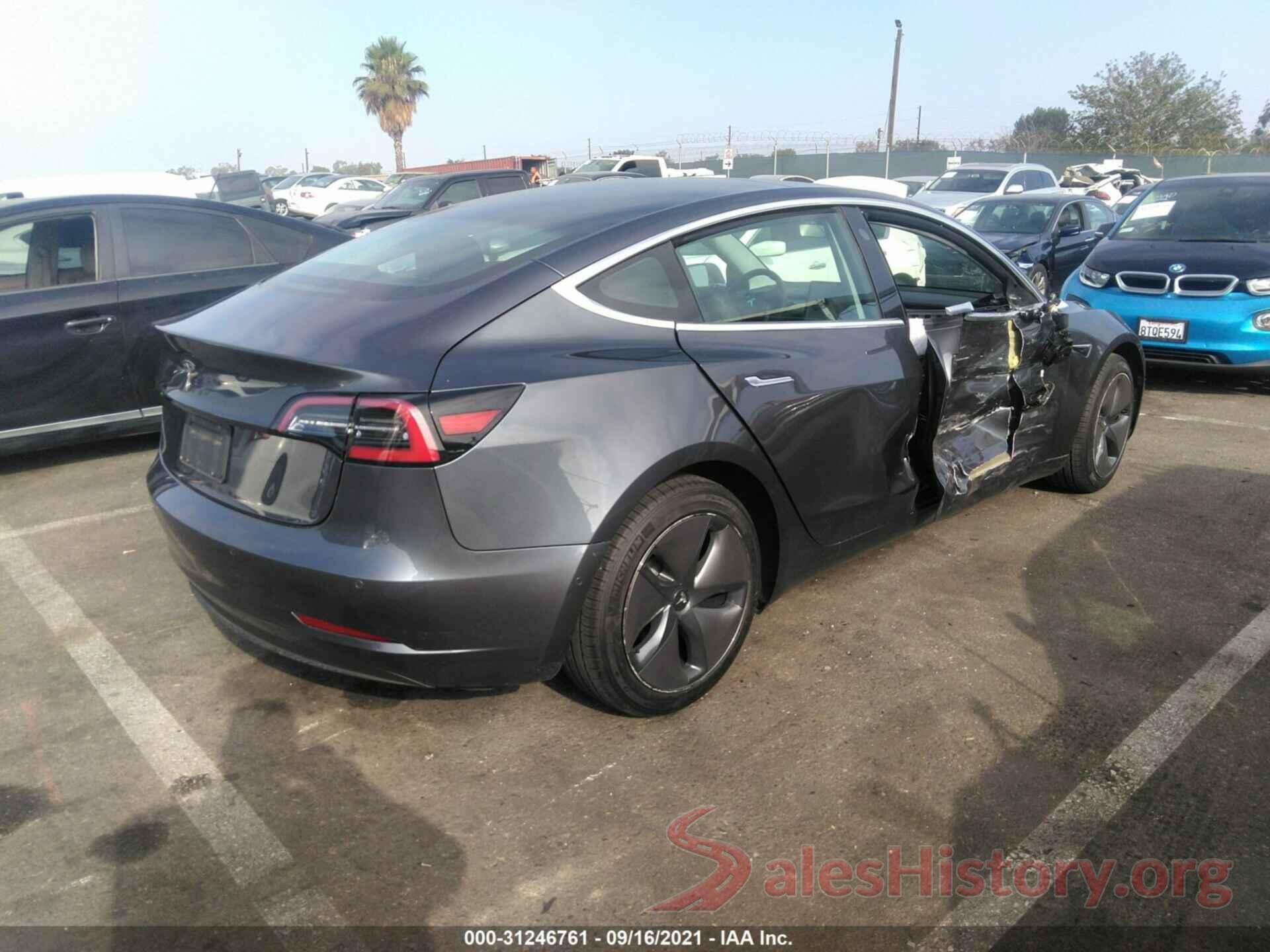 5YJ3E1EA5KF400484 2019 TESLA MODEL 3