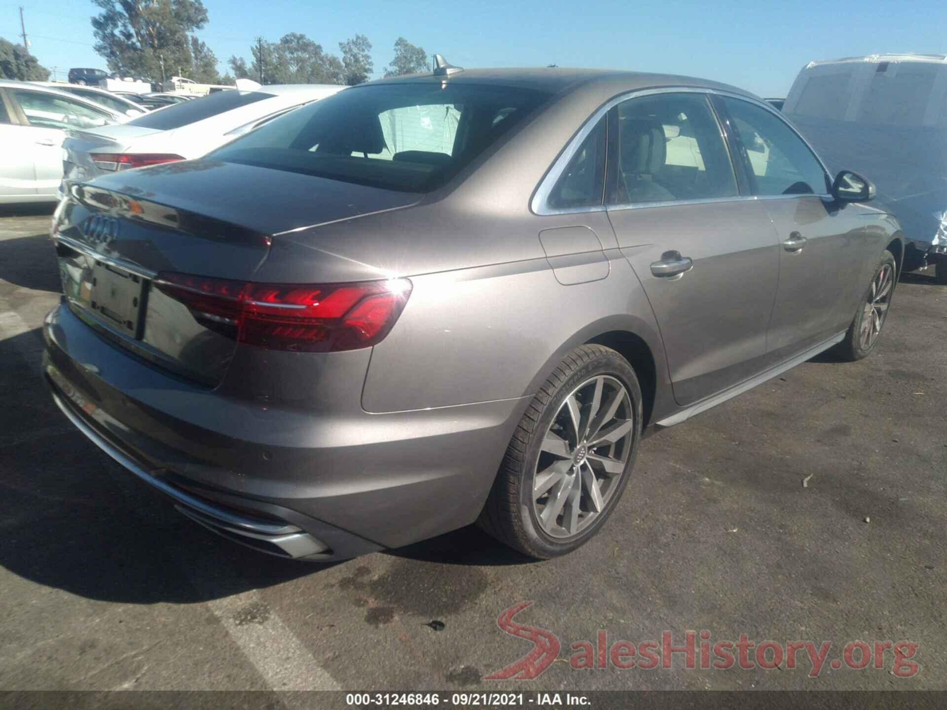 WAUHMAF45LA070001 2020 AUDI A4