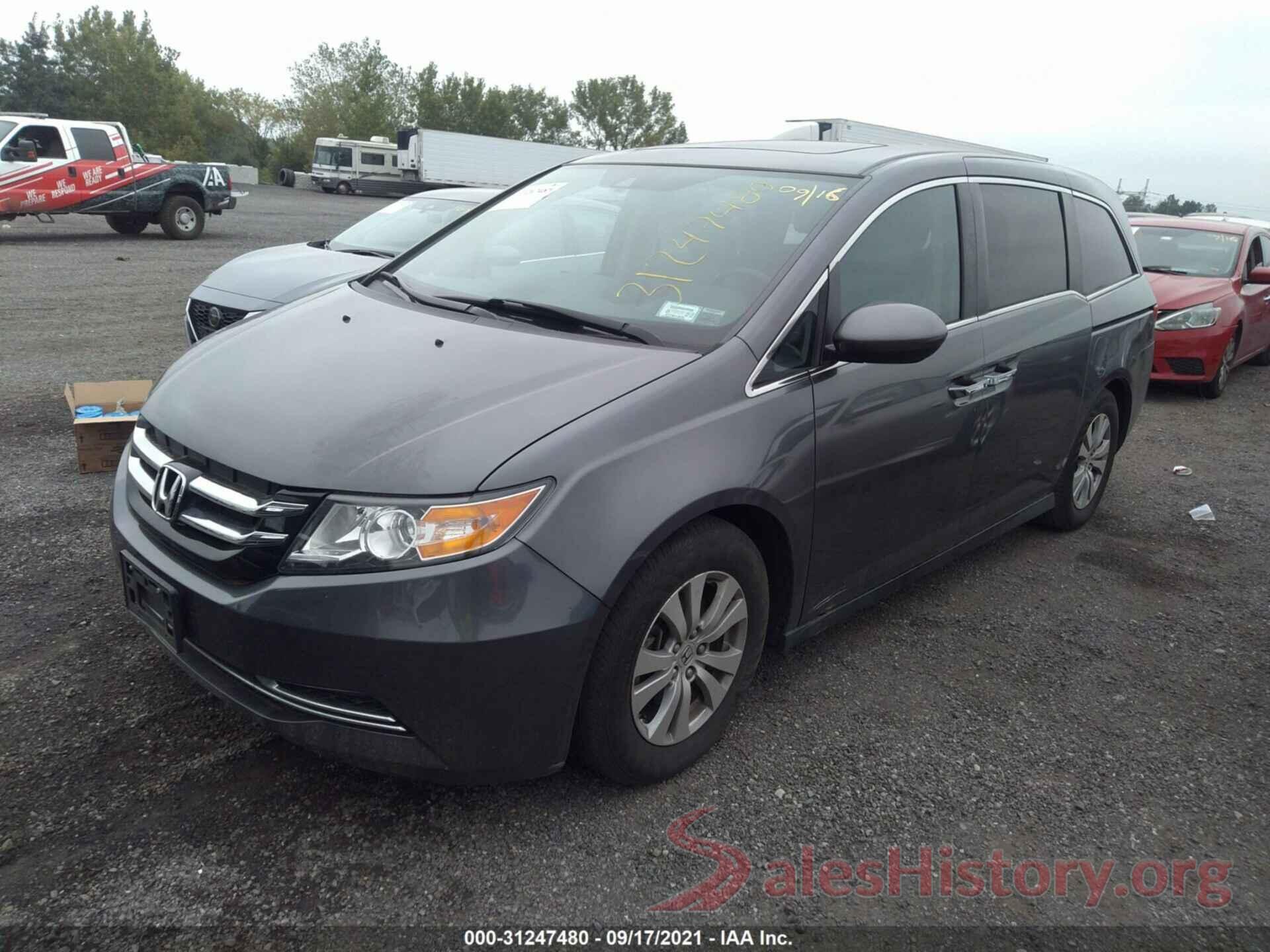 5FNRL5H63GB125073 2016 HONDA ODYSSEY