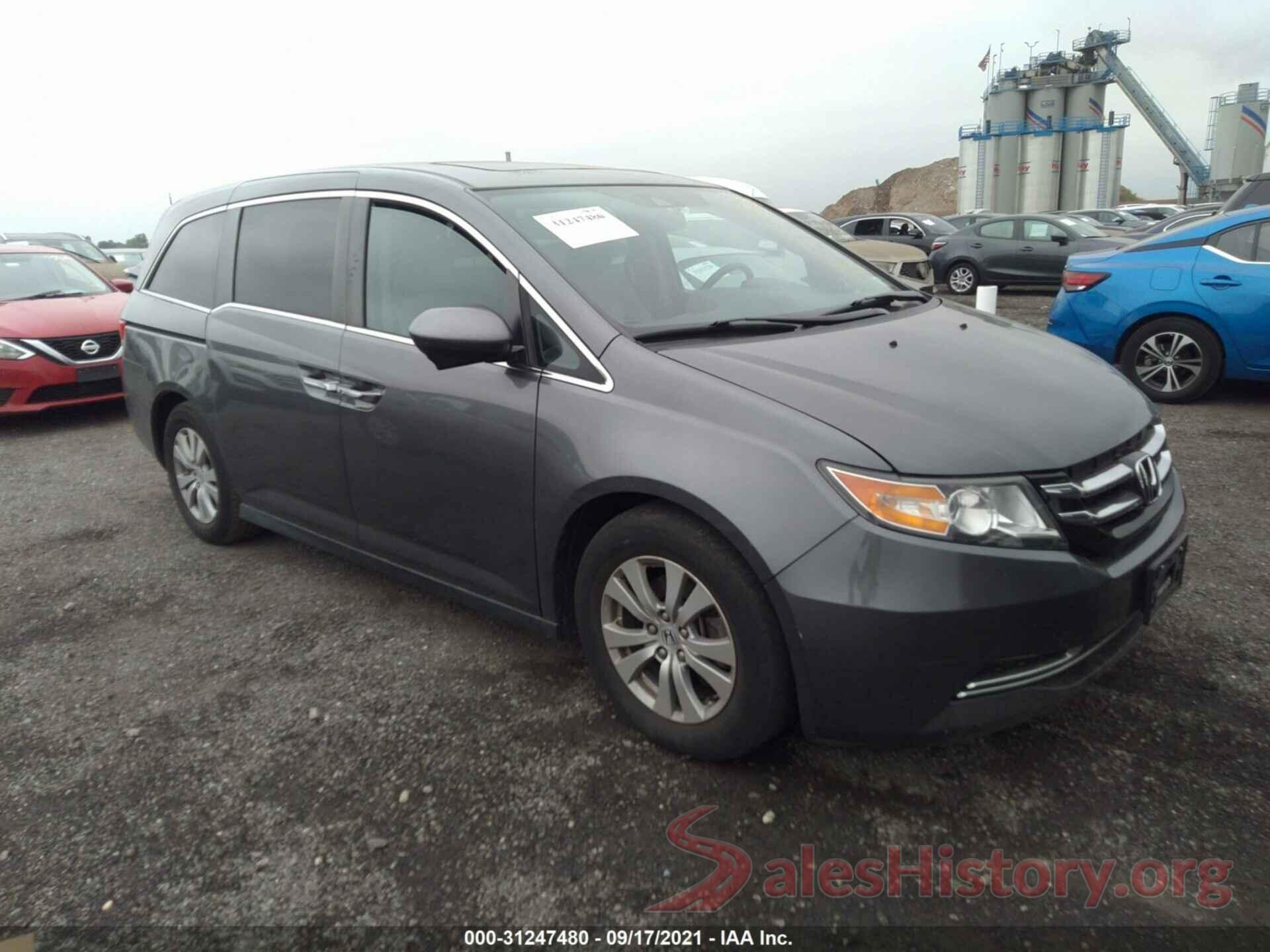 5FNRL5H63GB125073 2016 HONDA ODYSSEY