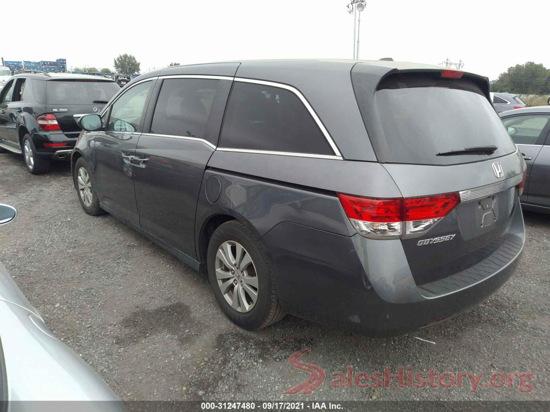 5FNRL5H63GB125073 2016 HONDA ODYSSEY