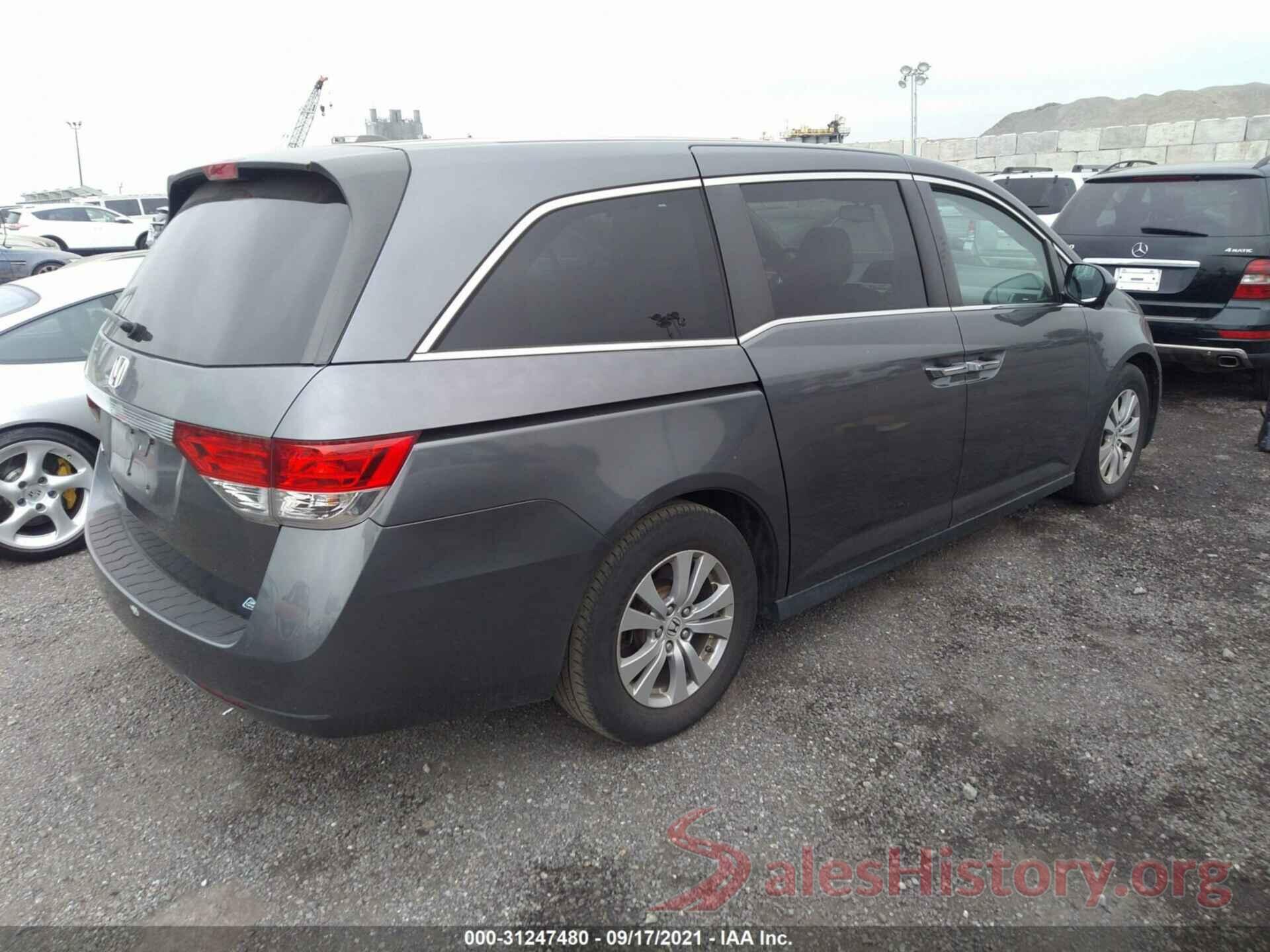 5FNRL5H63GB125073 2016 HONDA ODYSSEY