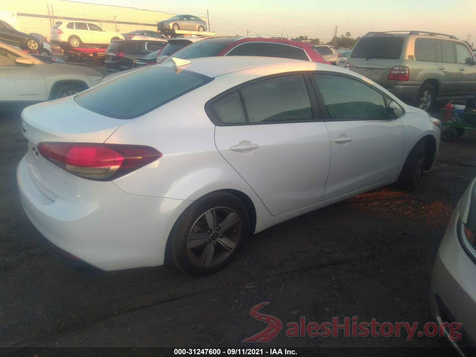 3KPFL4A72JE265287 2018 KIA FORTE