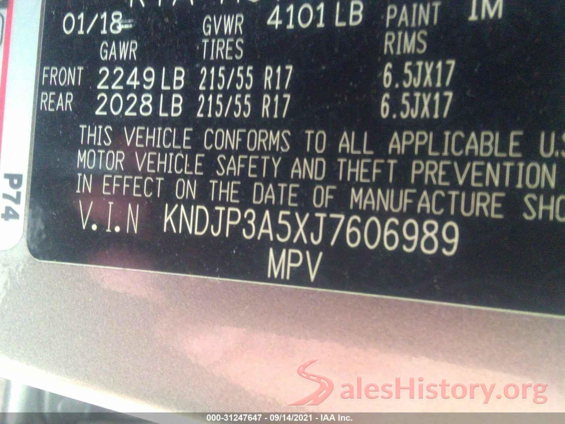 KNDJP3A5XJ7606989 2018 KIA SOUL