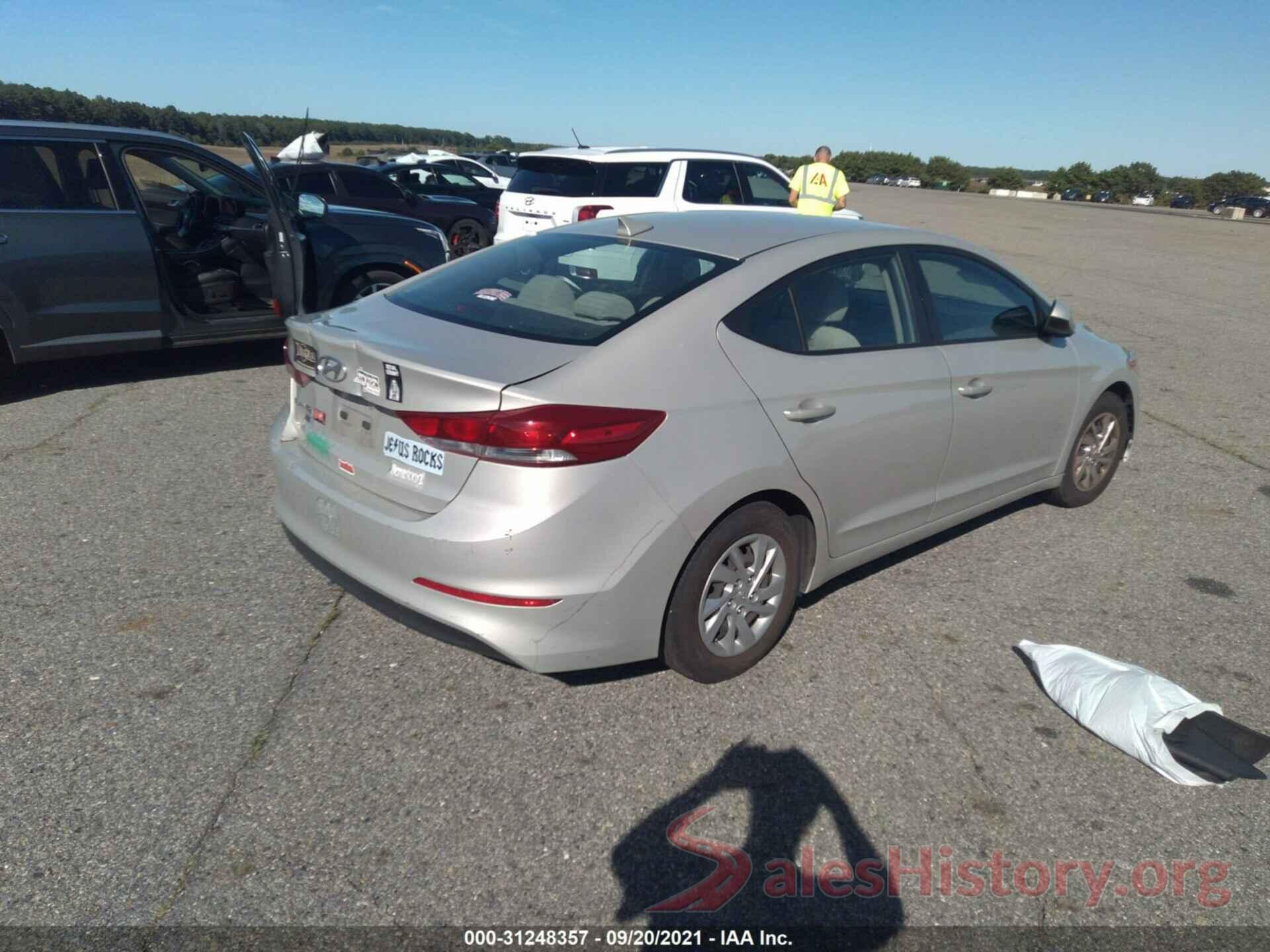 KMHD74LF9HU315500 2017 HYUNDAI ELANTRA