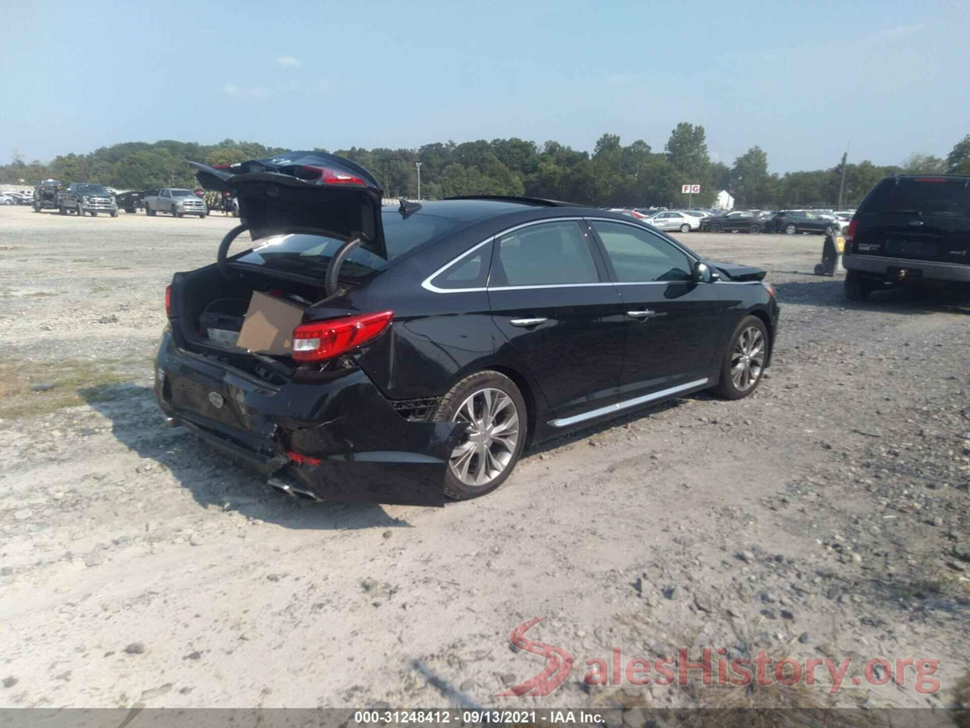 5NPE34ABXFH250085 2015 HYUNDAI SONATA