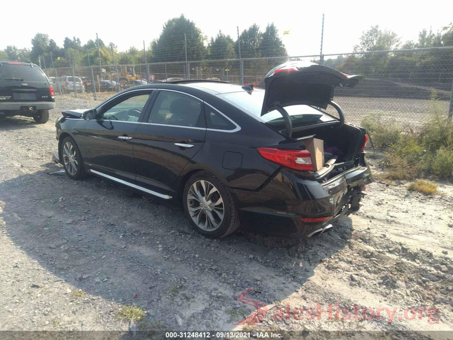 5NPE34ABXFH250085 2015 HYUNDAI SONATA