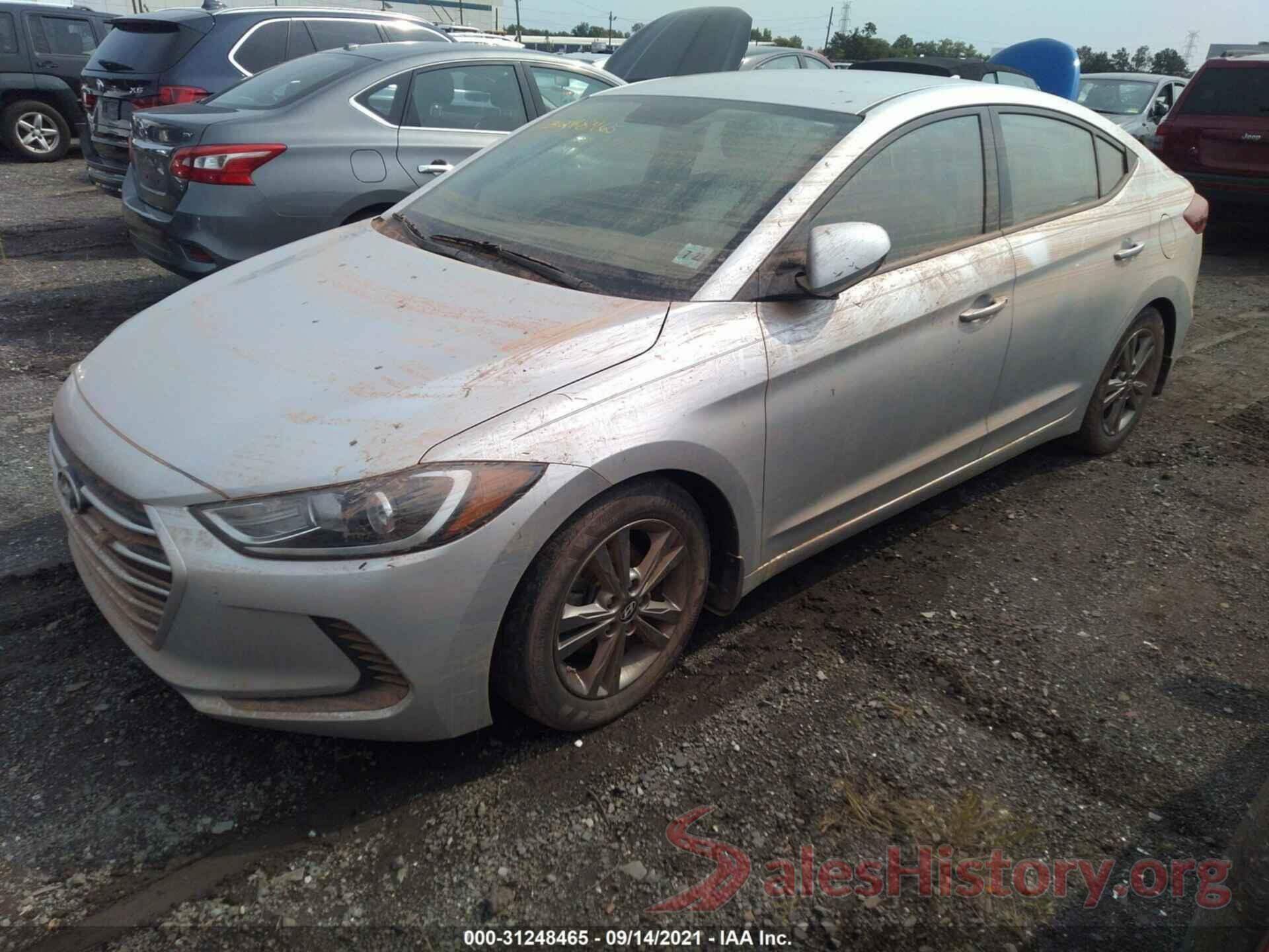 5NPD84LF0JH232801 2018 HYUNDAI ELANTRA