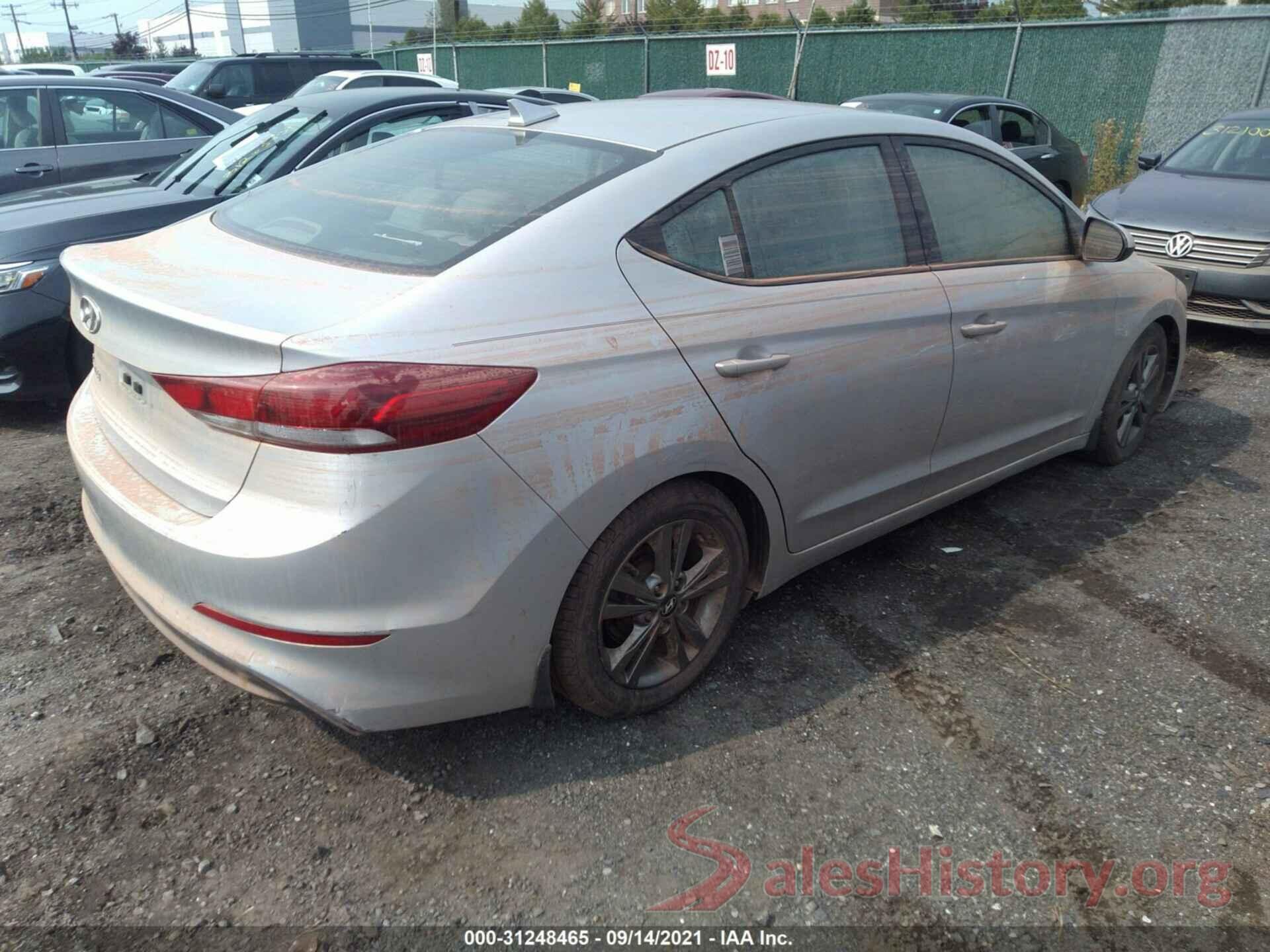 5NPD84LF0JH232801 2018 HYUNDAI ELANTRA