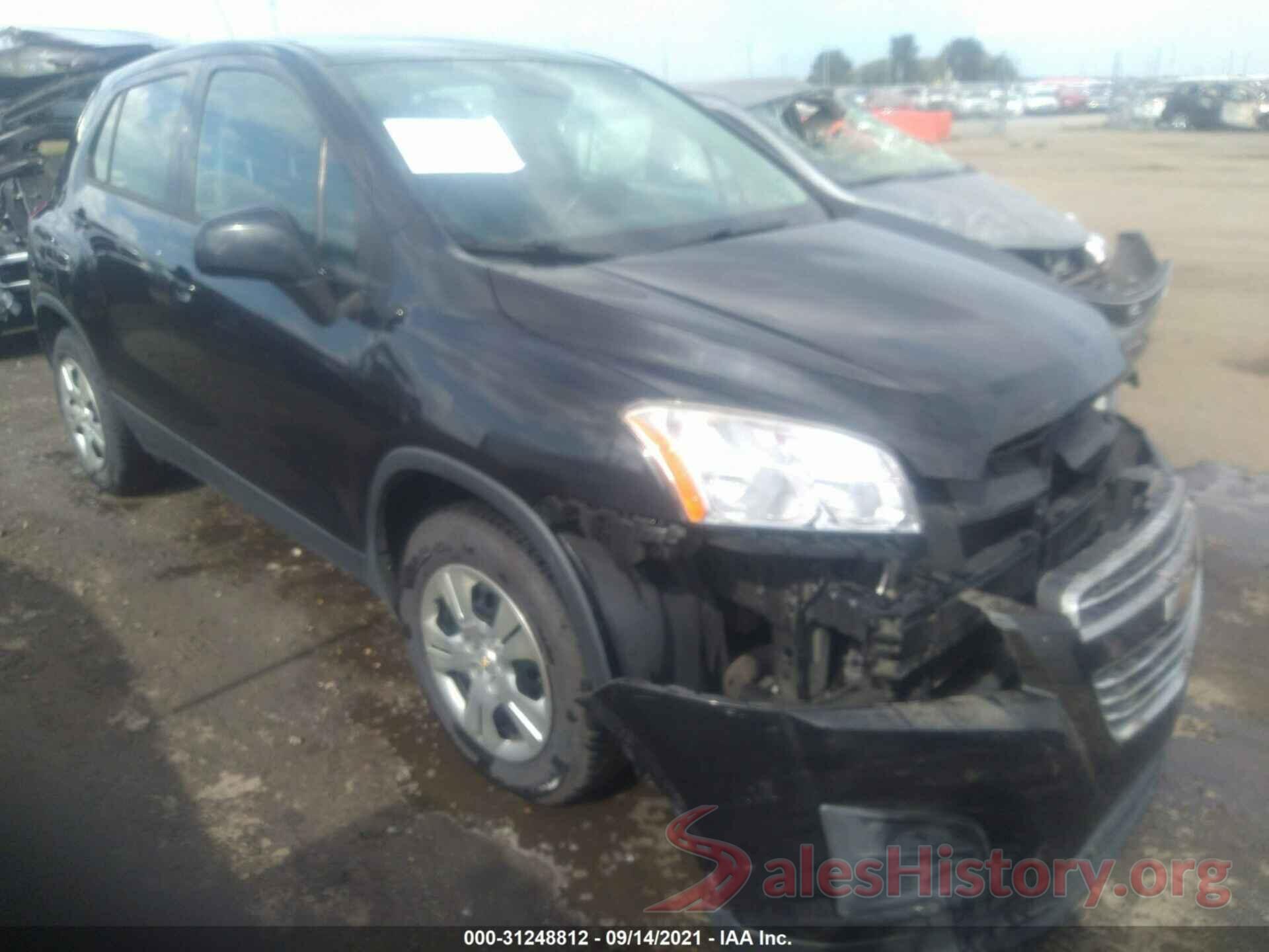 KL7CJKSB6GB683502 2016 CHEVROLET TRAX