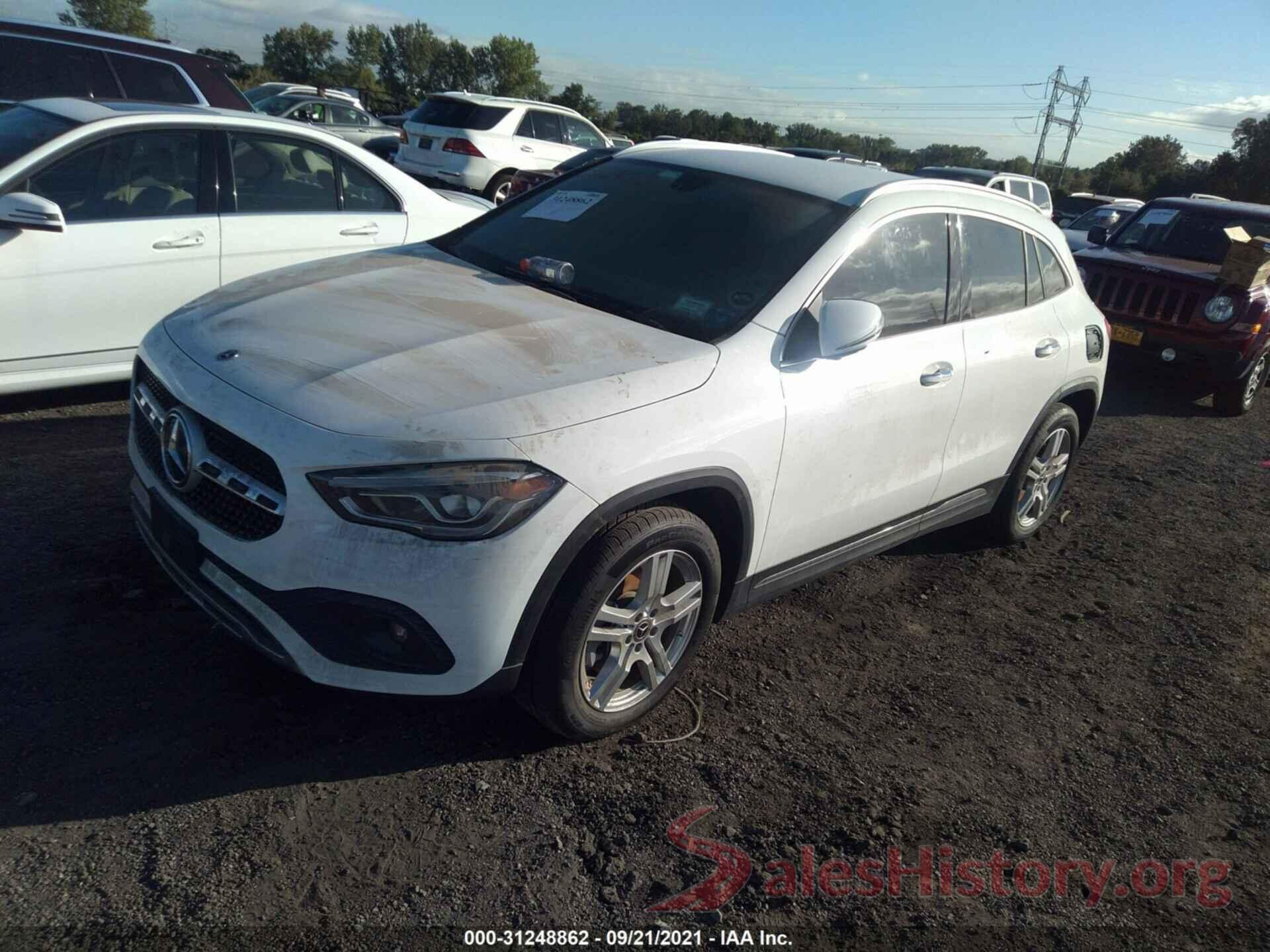 W1N4N4HBXMJ189166 2021 MERCEDES-BENZ GLA