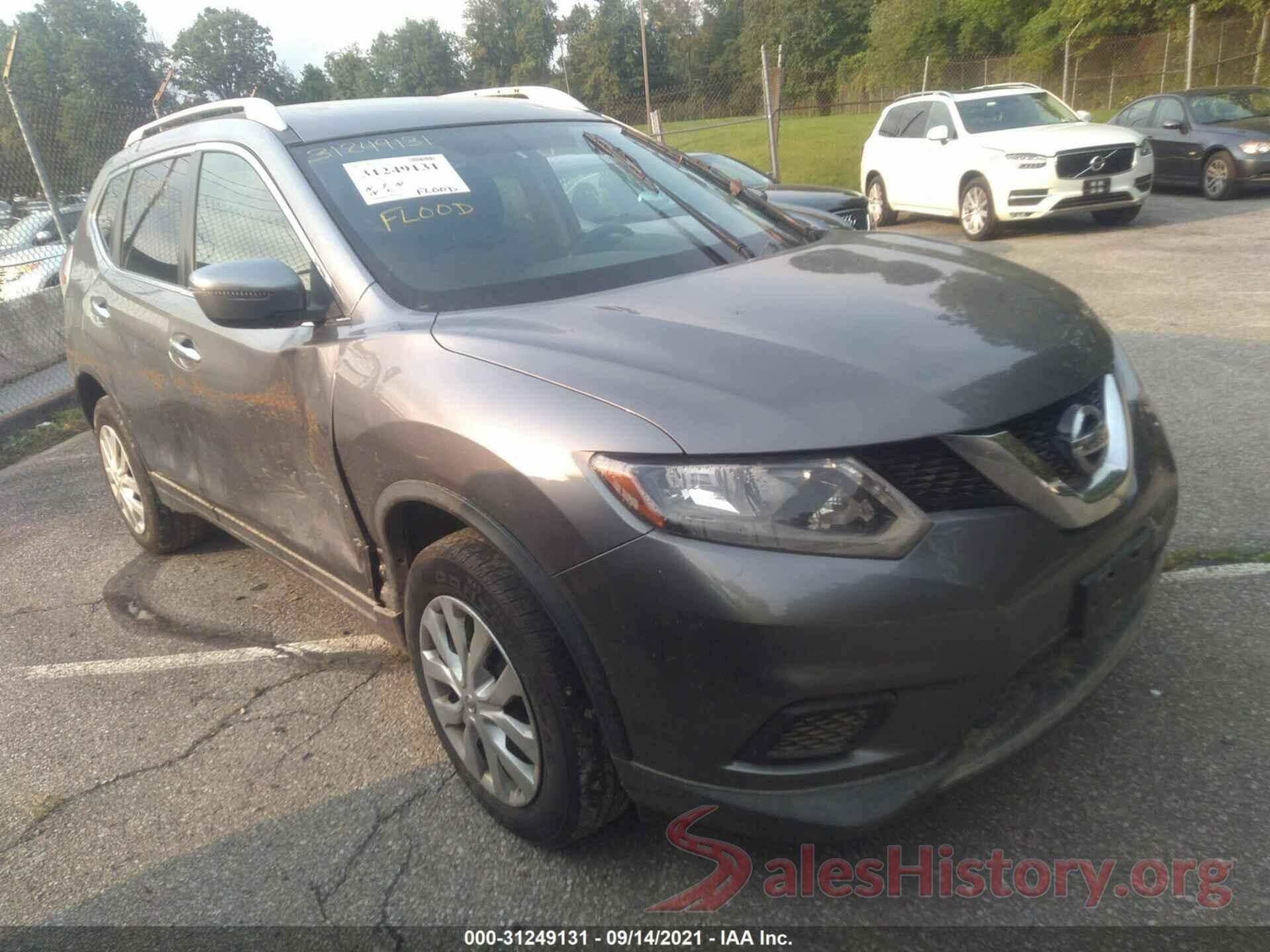 KNMAT2MV5GP729559 2016 NISSAN ROGUE