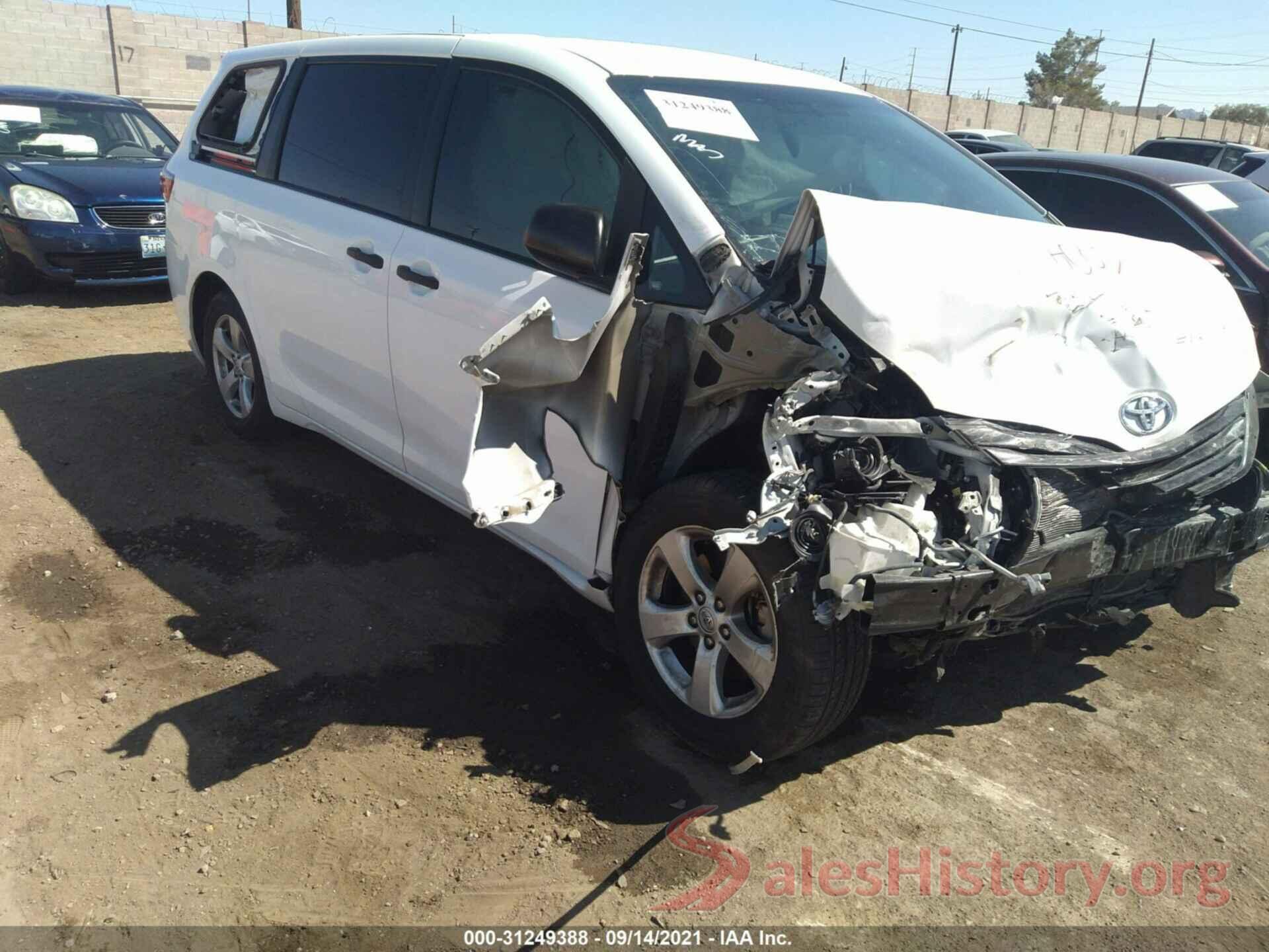 5TDZZ3DC8HS842466 2017 TOYOTA SIENNA