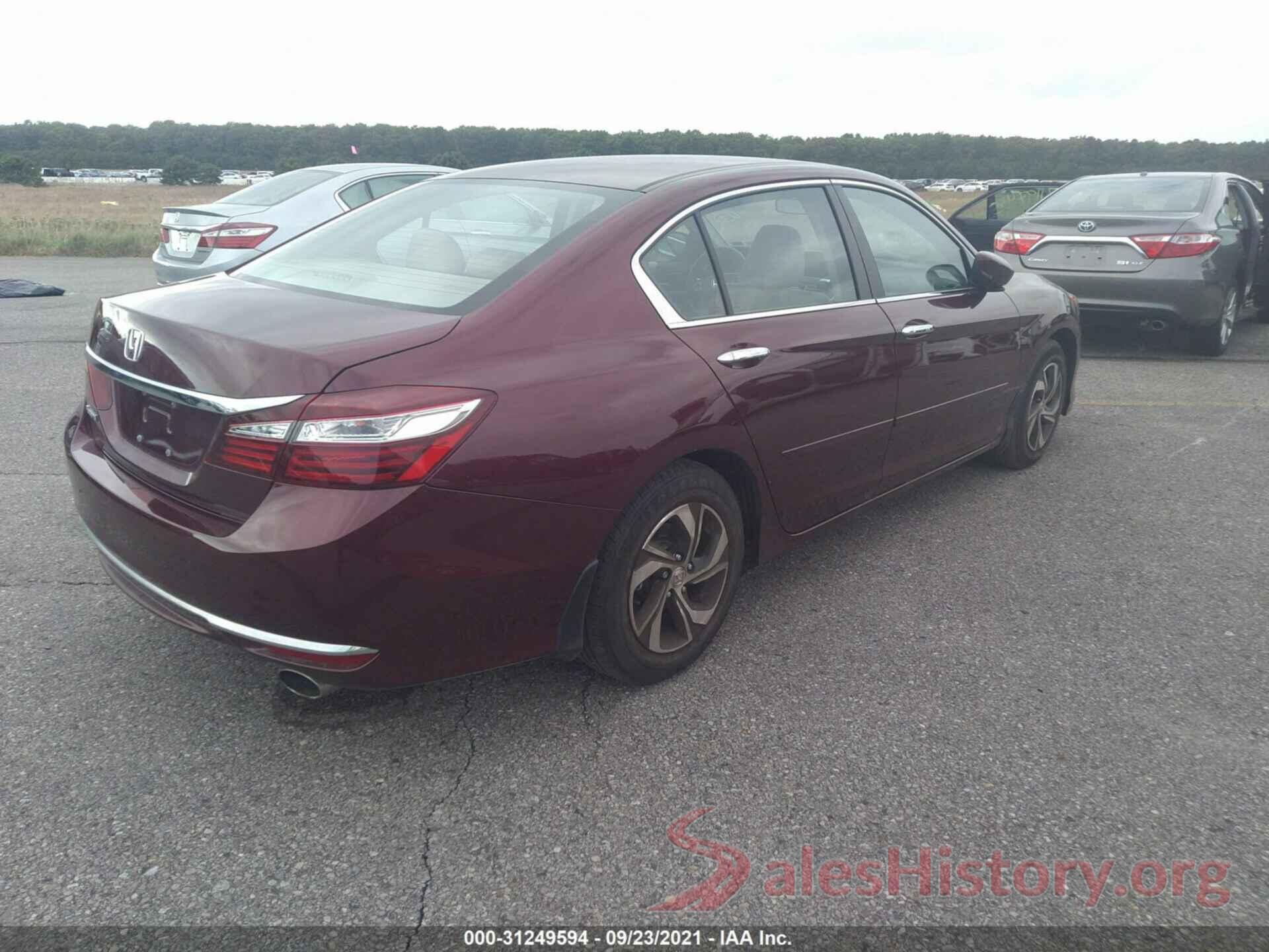 1HGCR2F33GA039476 2016 HONDA ACCORD SEDAN