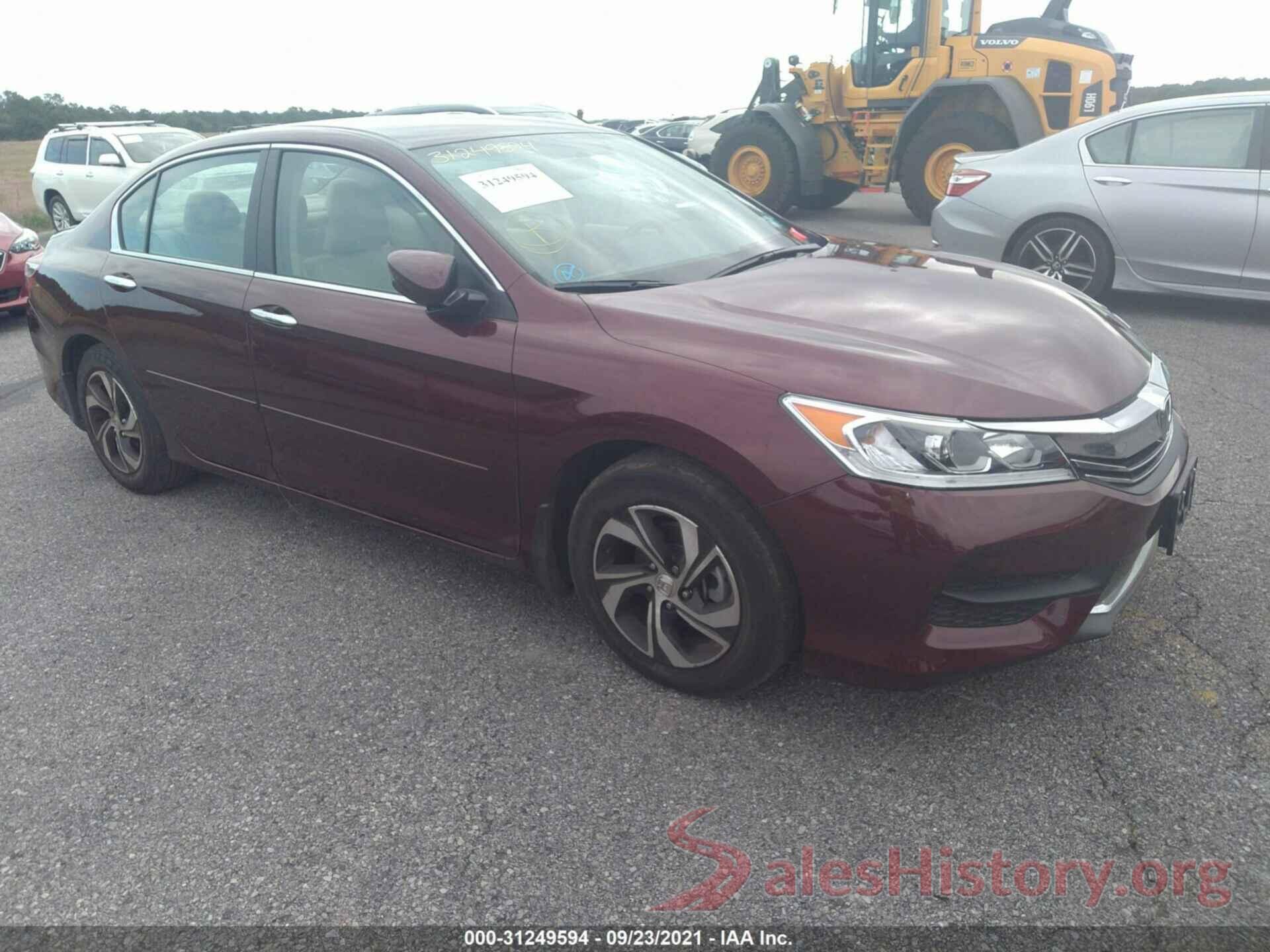 1HGCR2F33GA039476 2016 HONDA ACCORD SEDAN