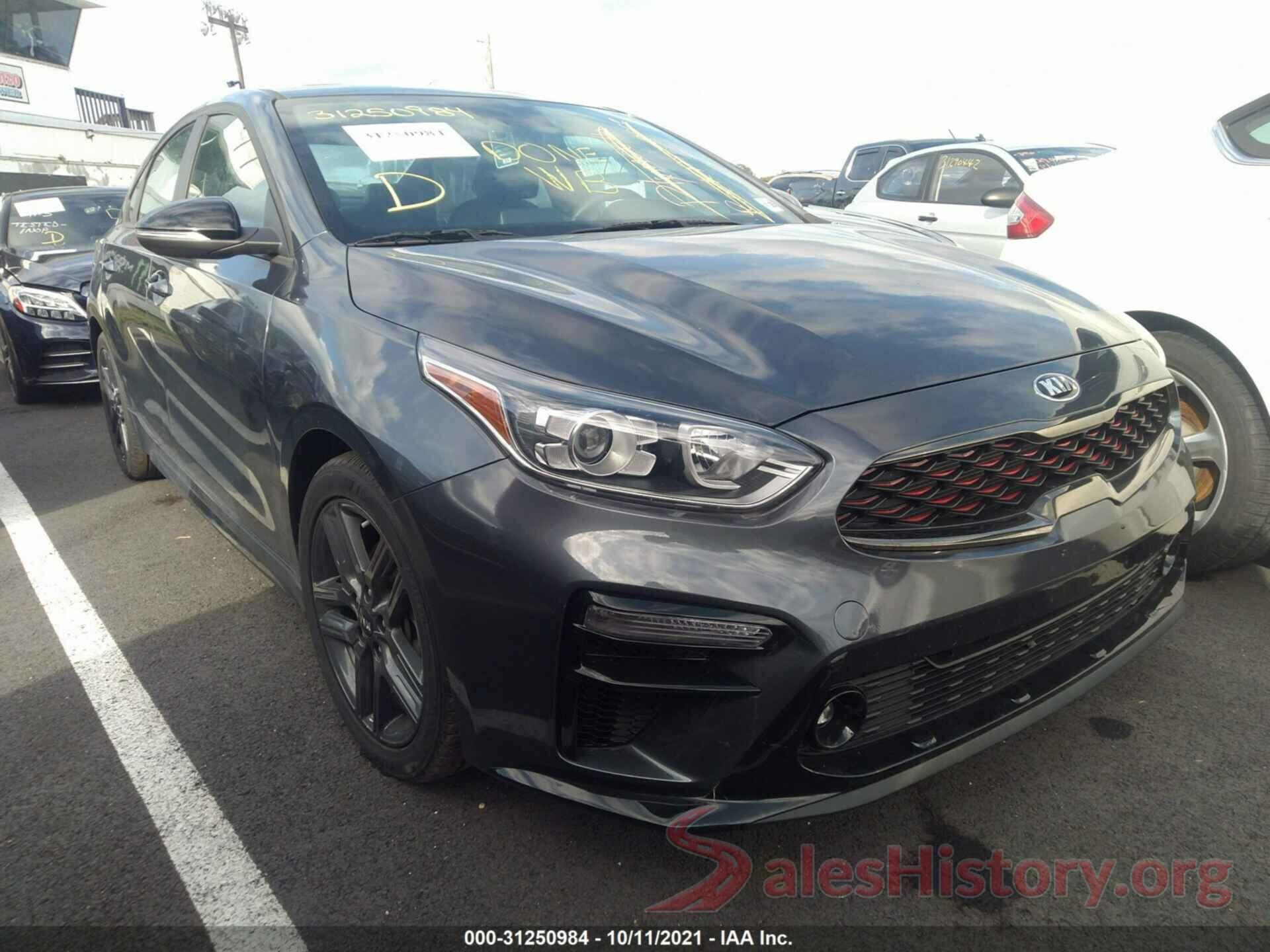 3KPF34AD7LE249837 2020 KIA FORTE