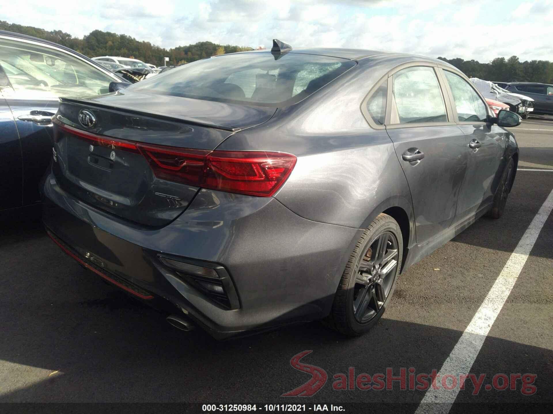 3KPF34AD7LE249837 2020 KIA FORTE