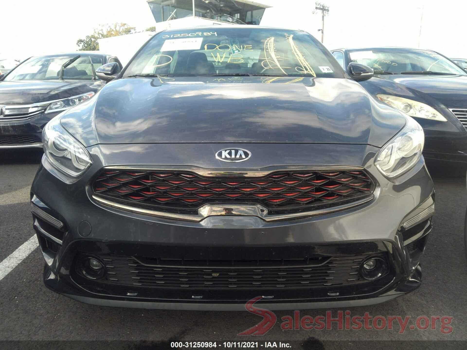 3KPF34AD7LE249837 2020 KIA FORTE