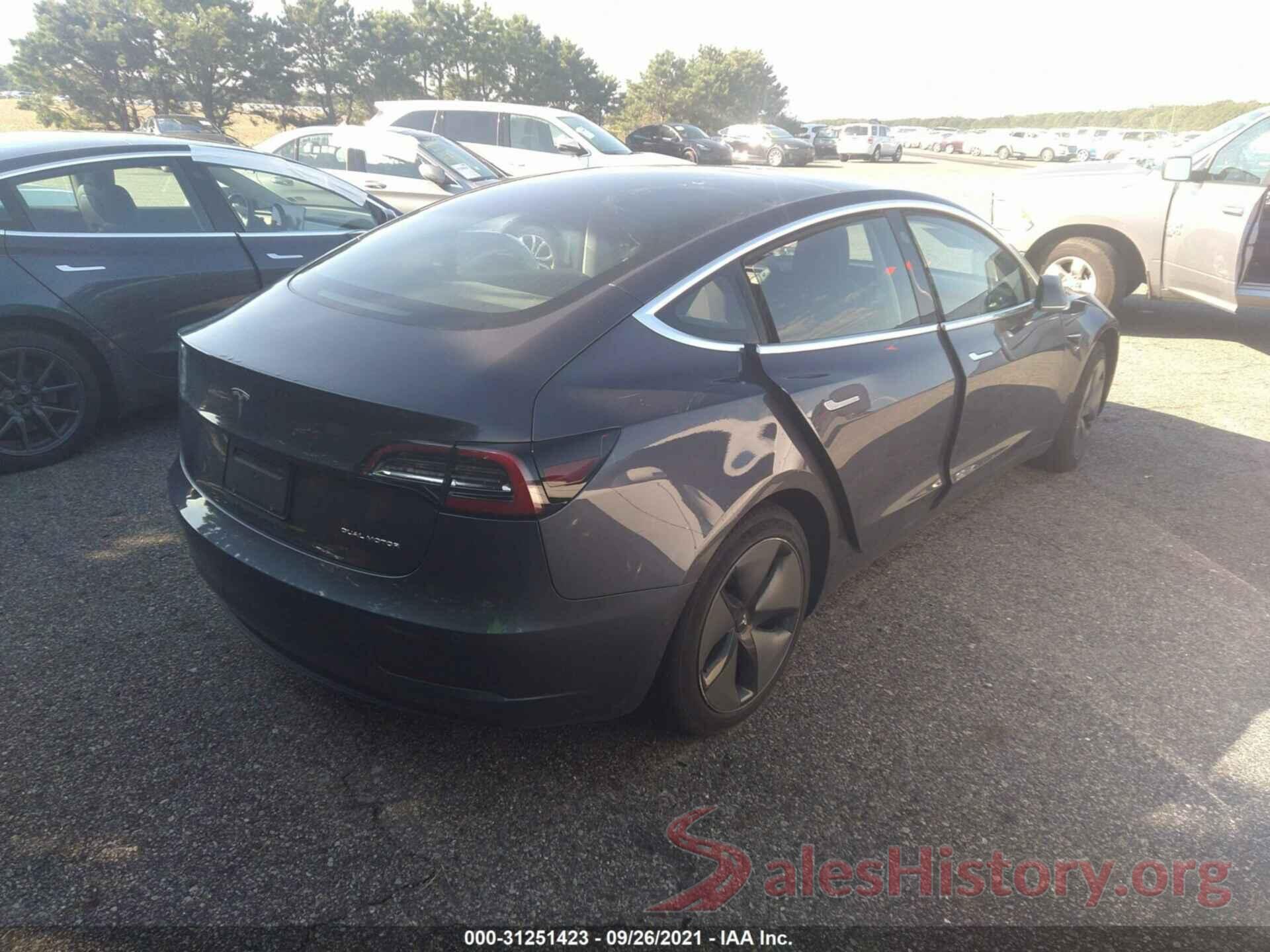 5YJ3E1EBXKF386221 2019 TESLA MODEL 3