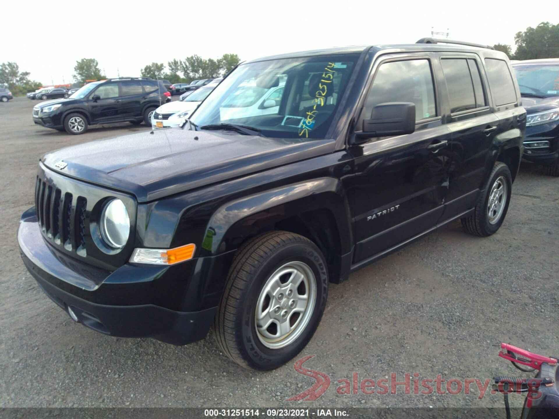 1C4NJRBB3GD579753 2016 JEEP PATRIOT