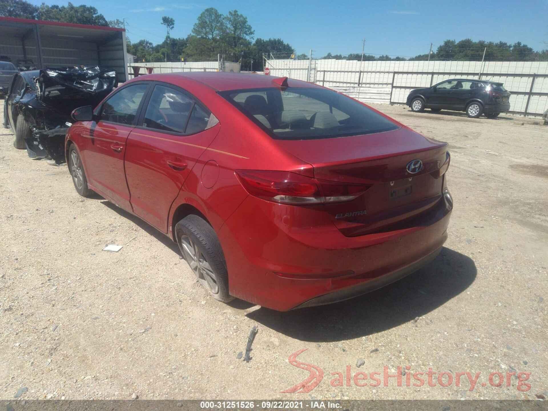 5NPD84LF3HH172135 2017 HYUNDAI ELANTRA