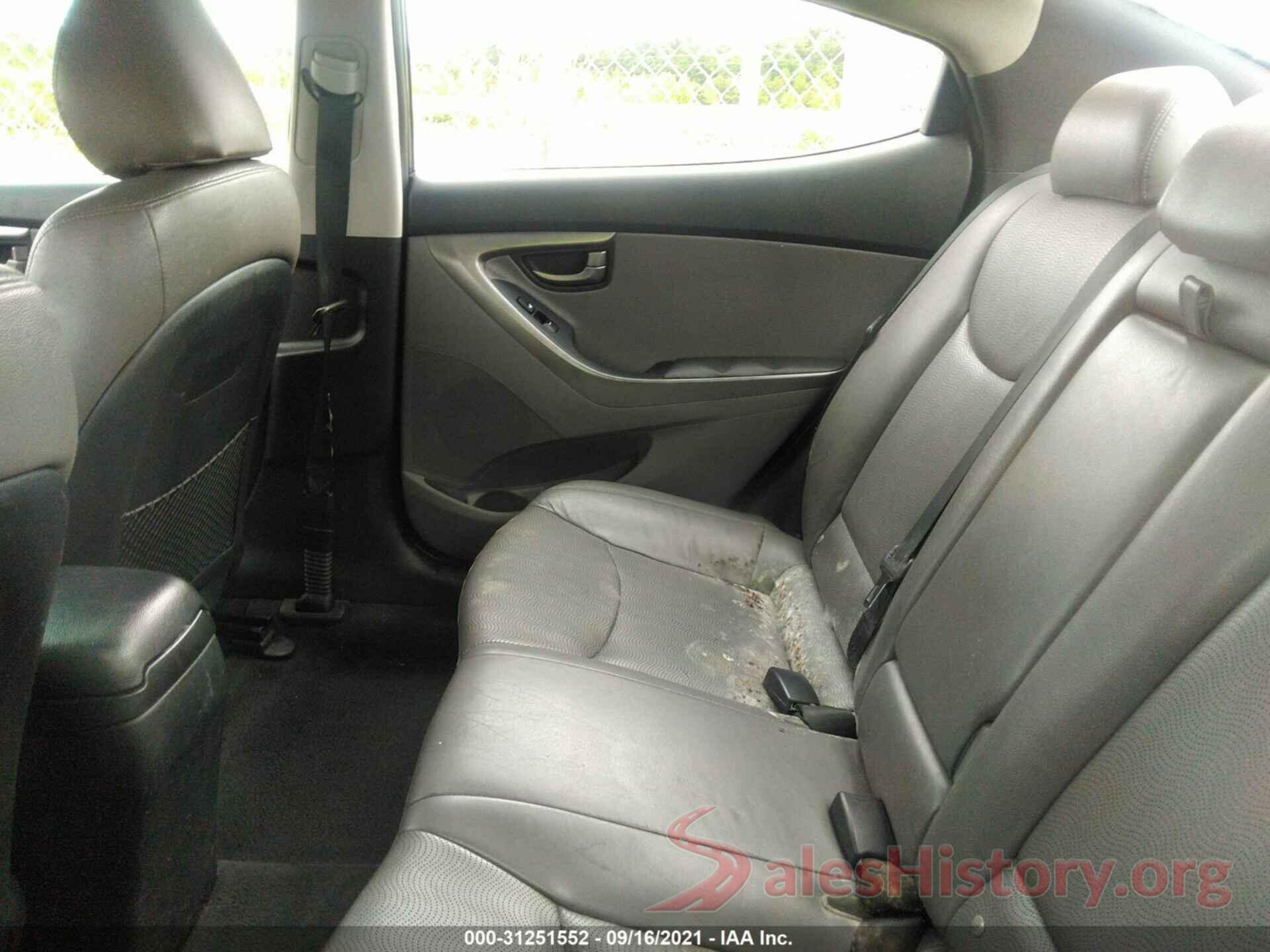 KMHDH4AE8DU640494 2013 HYUNDAI ELANTRA