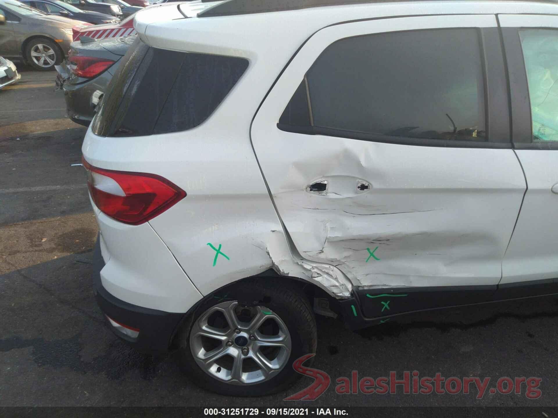 MAJ3S2GE2KC274067 2019 FORD ECOSPORT