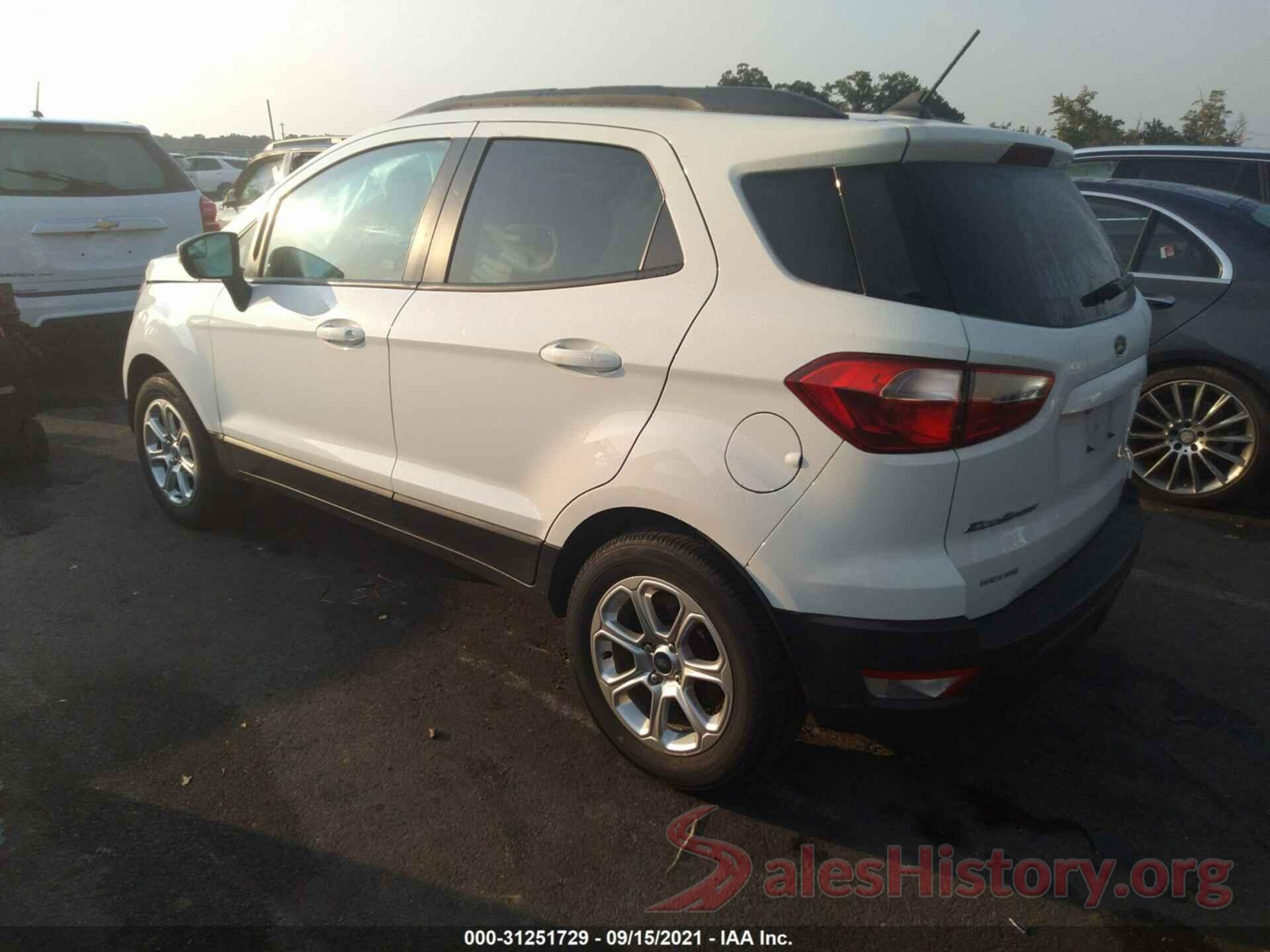 MAJ3S2GE2KC274067 2019 FORD ECOSPORT