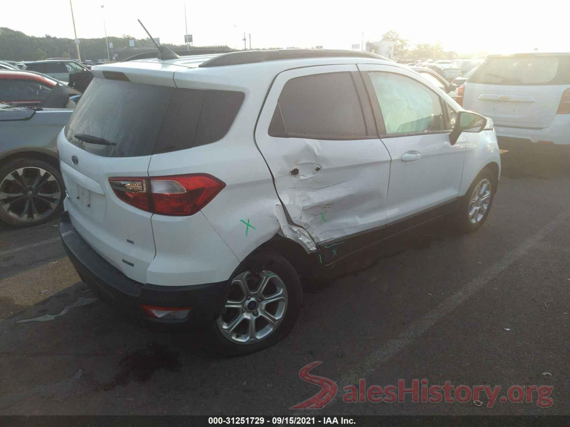 MAJ3S2GE2KC274067 2019 FORD ECOSPORT